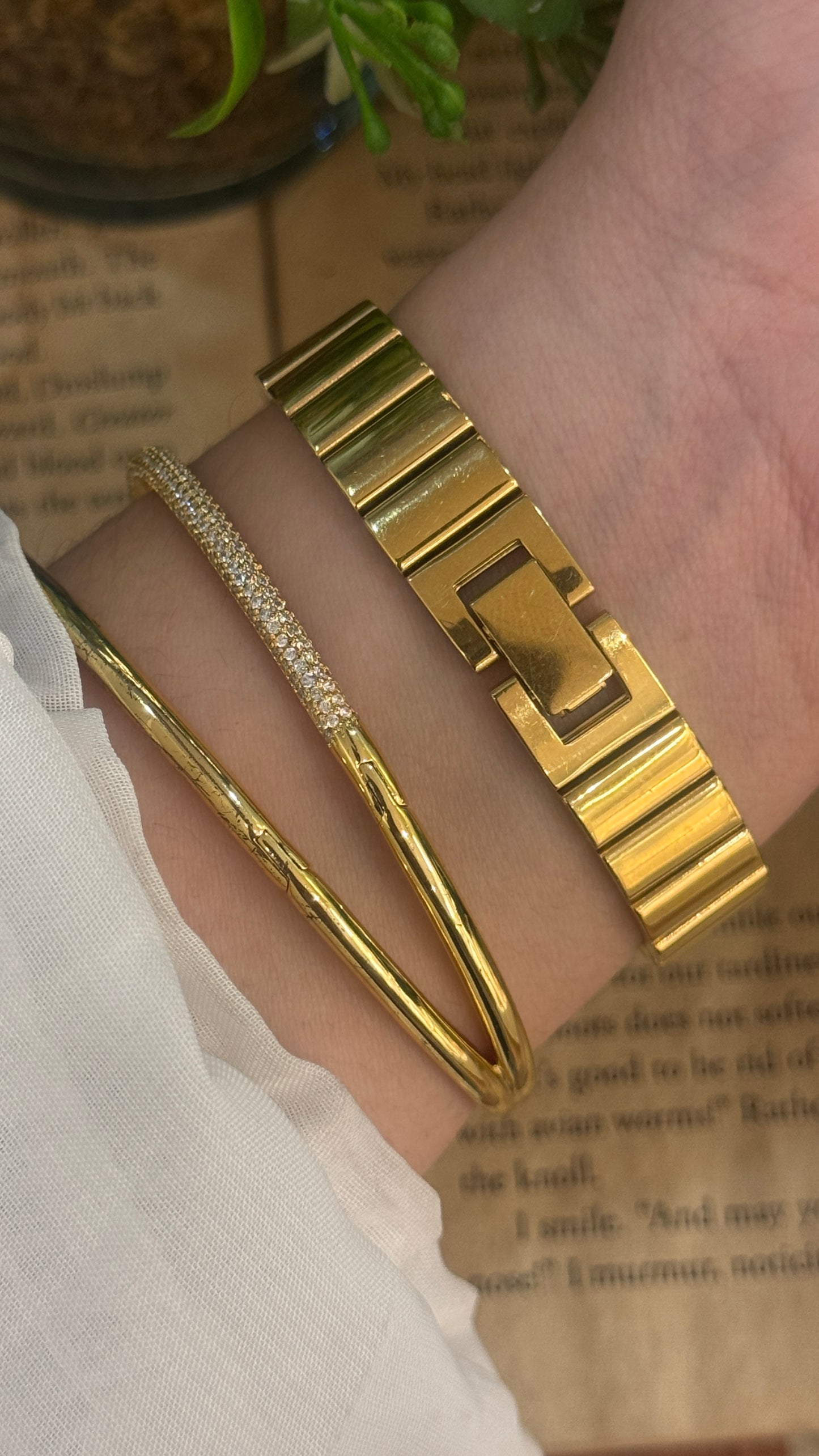 Rare Vintage Junko Shimada Television Dial Style Watch in Gold Tone Quartz