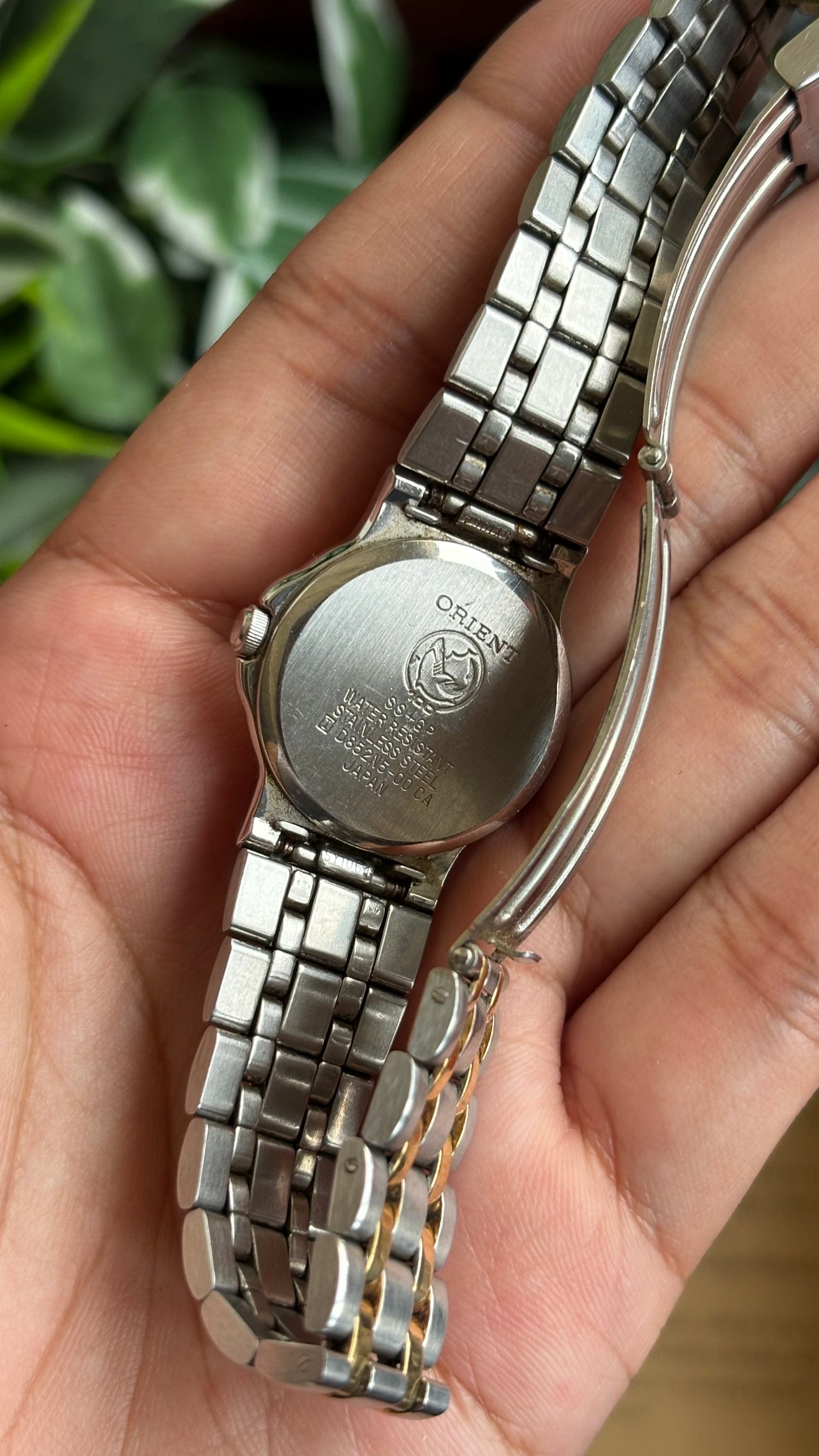 Vintage Cygnus Orient Seiko Swimmer Watch in Two-Tone