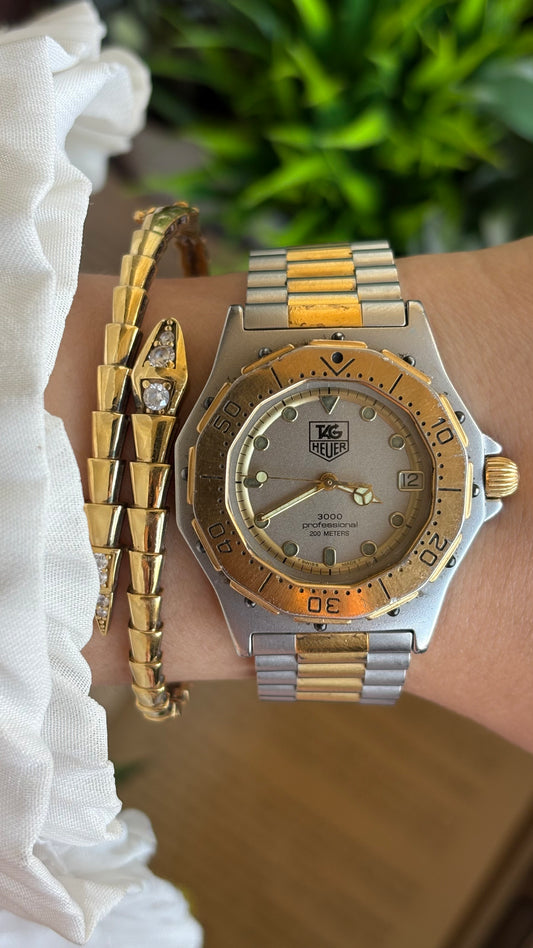 Vintage Tag Heuer 3000 Men's Watch in Two-Tone