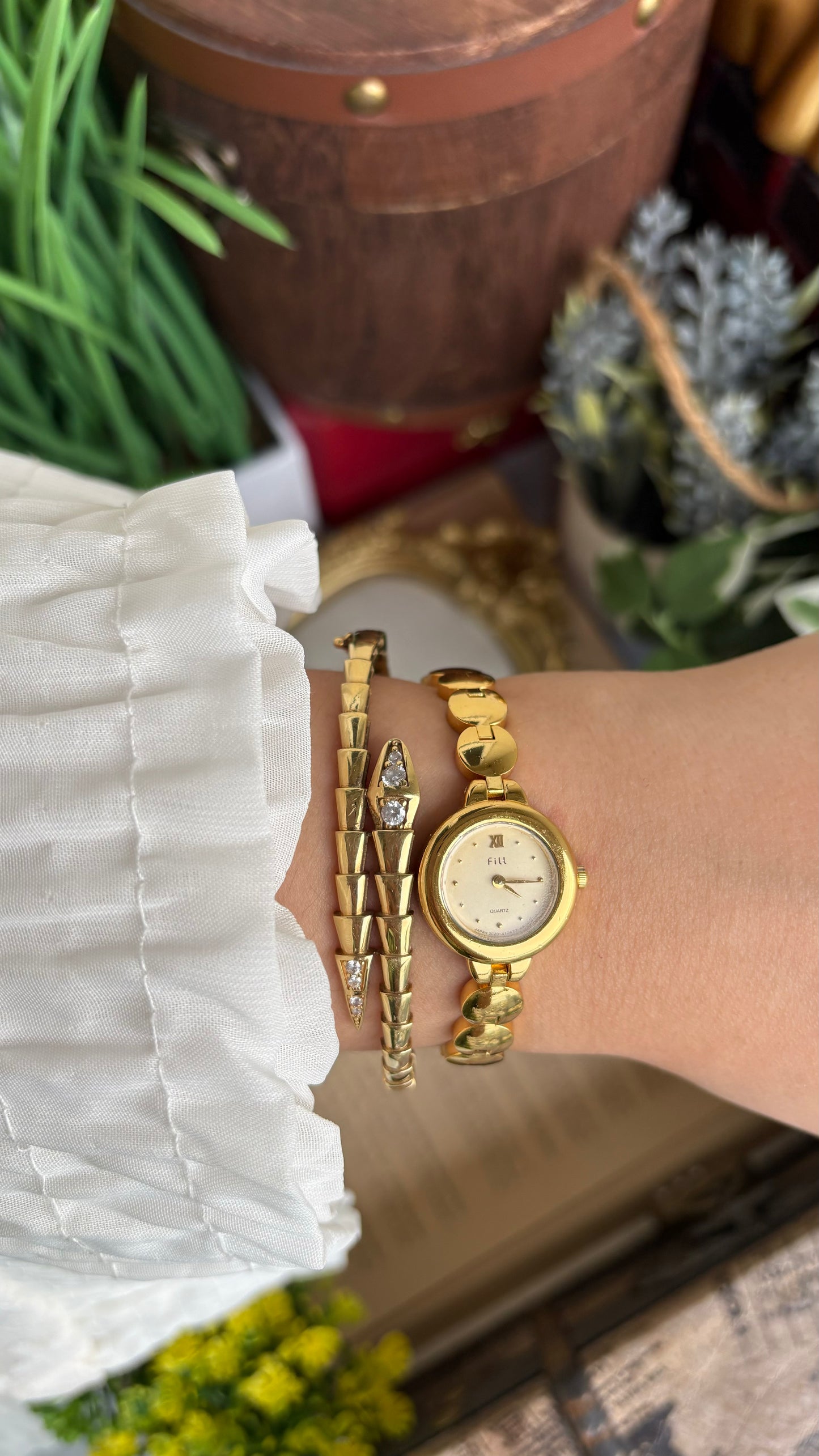Vintage Citizen Fill Vega Watch in Gold Tone