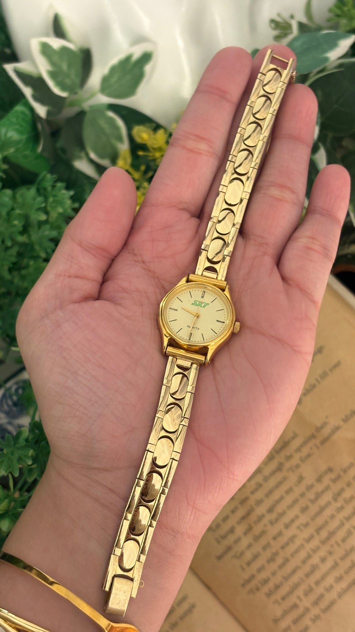 Rare Vintage SKT Vega Citizen Company Watch in Gold Tone Quartz