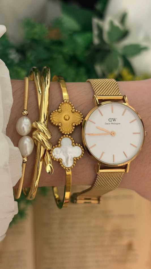 Rare Vintage Daniel Wellington Minimalist Watch in Rose Gold Tone Quartz