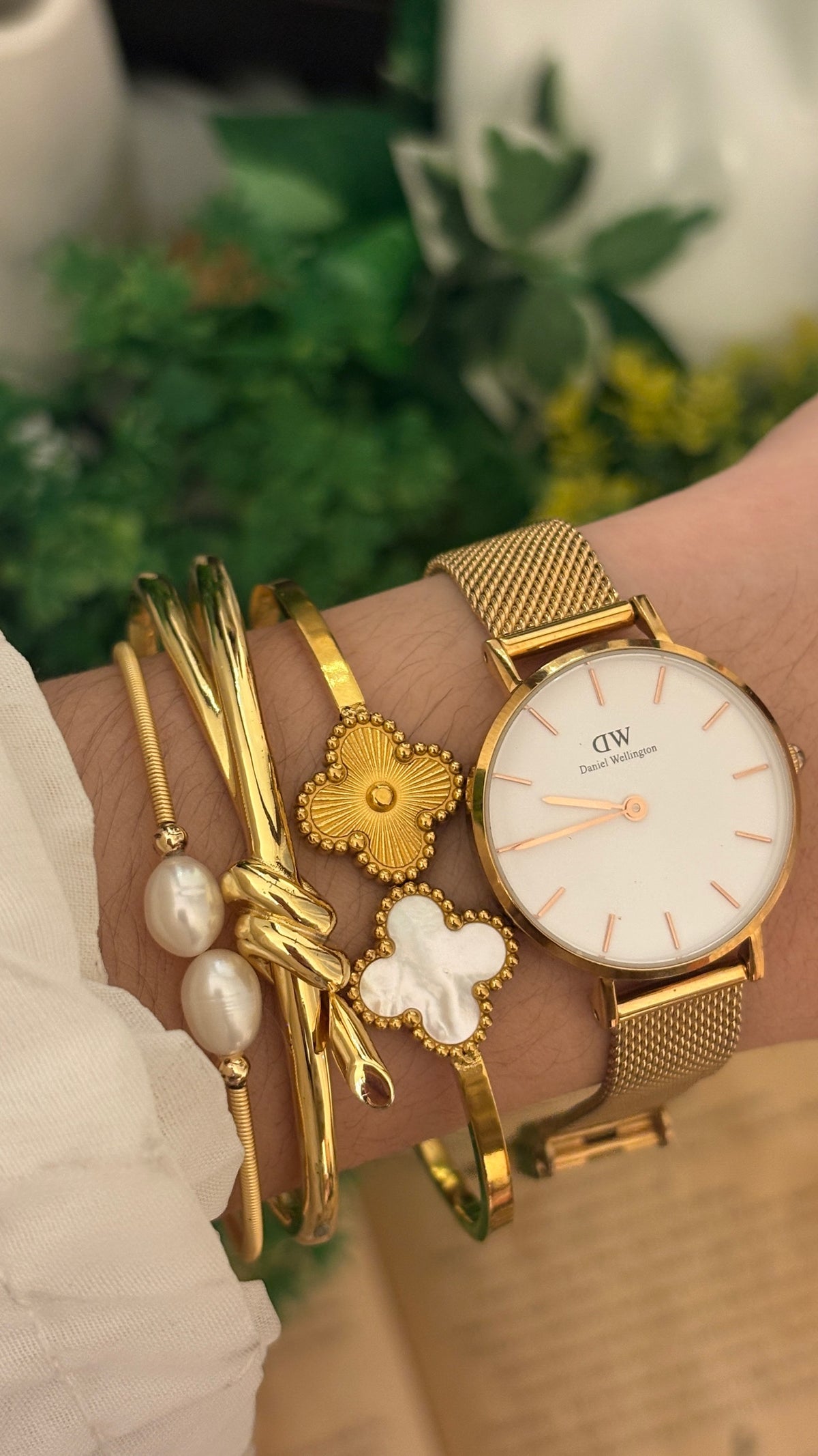 Rare Vintage Daniel Wellington Minimalist Watch in Rose Gold Tone Quartz