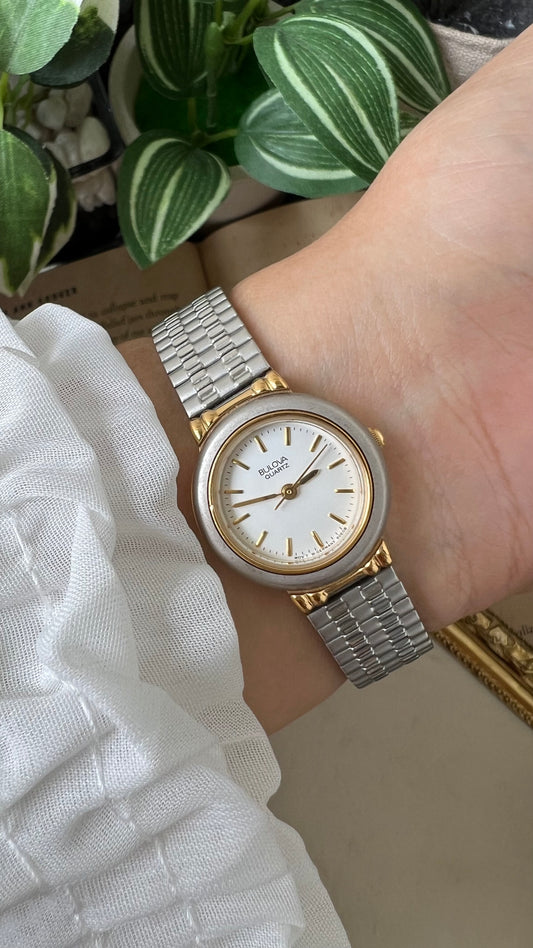 1960s Vintage Bulova Watch in Stretchy Bands