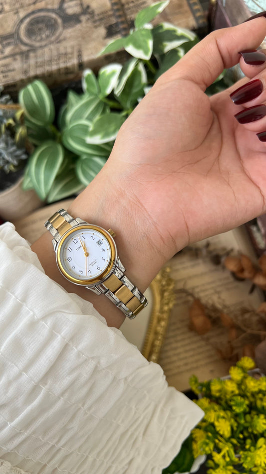 Vintage Timex Watch in Two-Tone