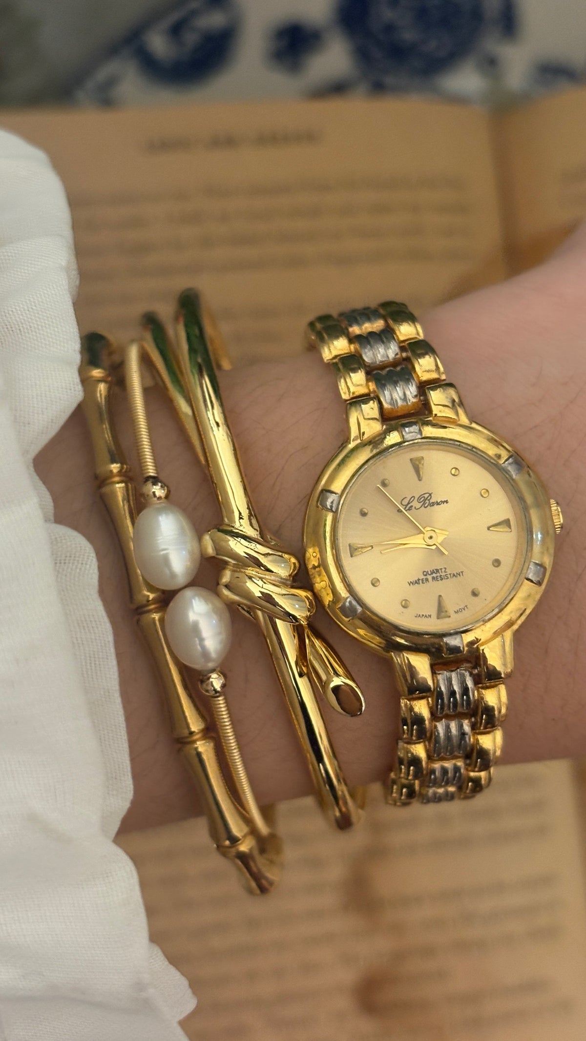 Vintage Le Baron Classic Watch in Two-Tone Quartz