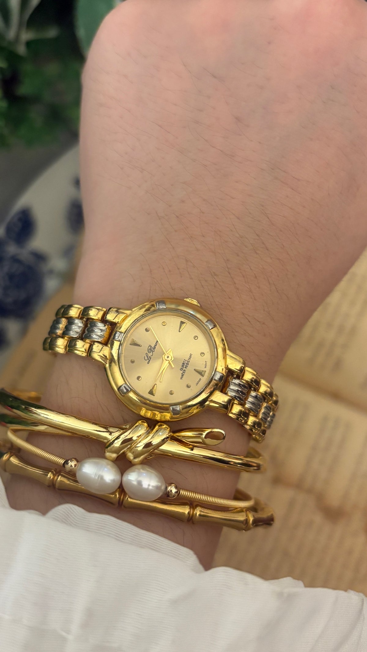 Vintage Le Baron Classic Watch in Two-Tone Quartz