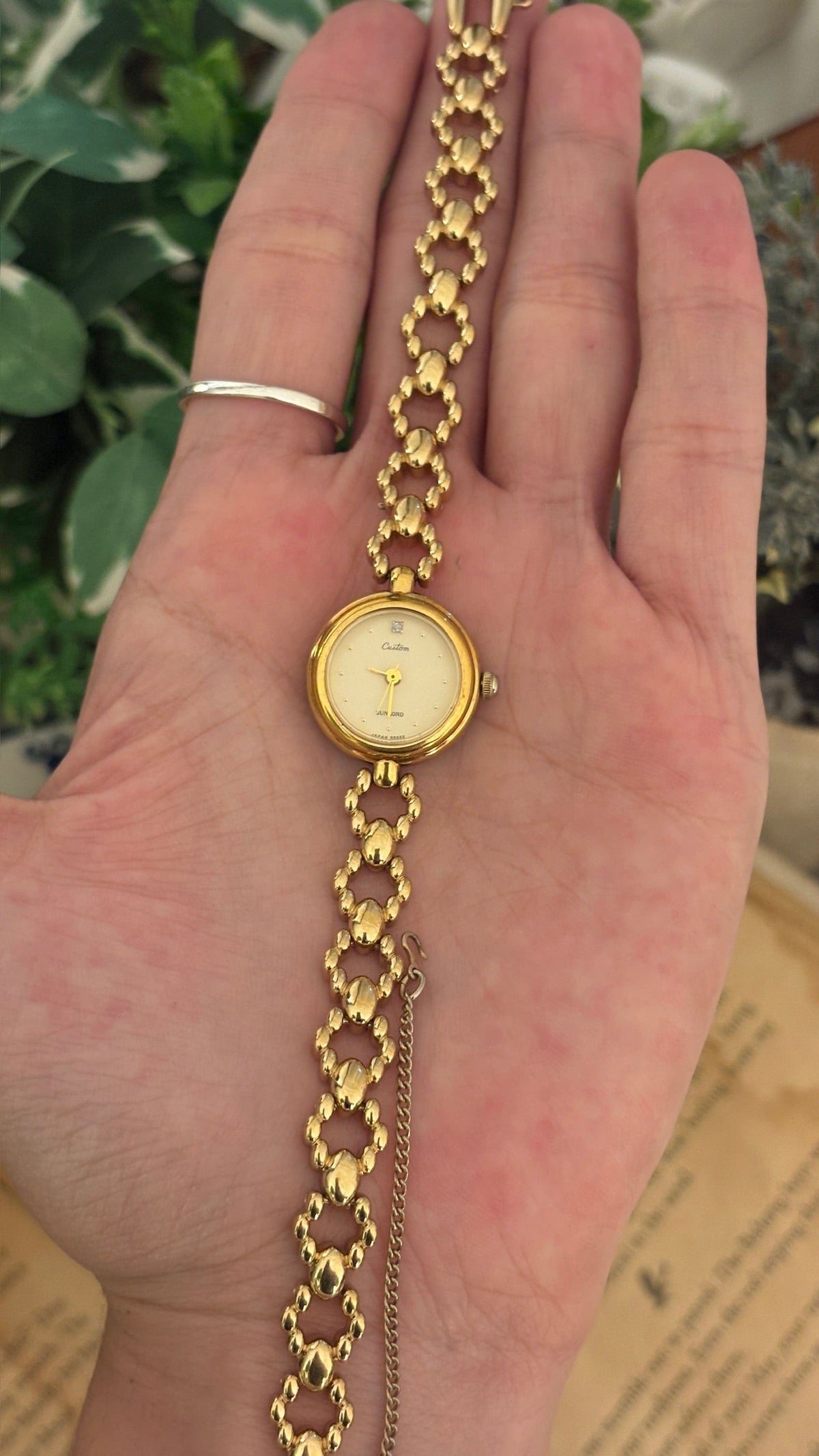 Rare Vintage Custom Sunlord Citizen Watch in Gold Tone Quartz