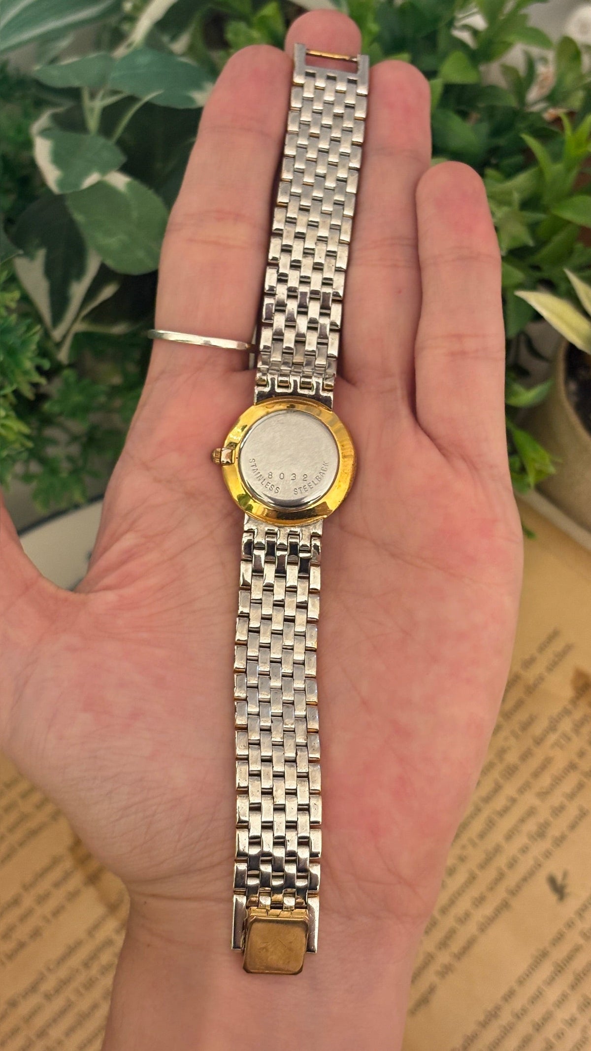 Vintage Mario Valentino Swiss Classic Watch in Two-Tone Quartz