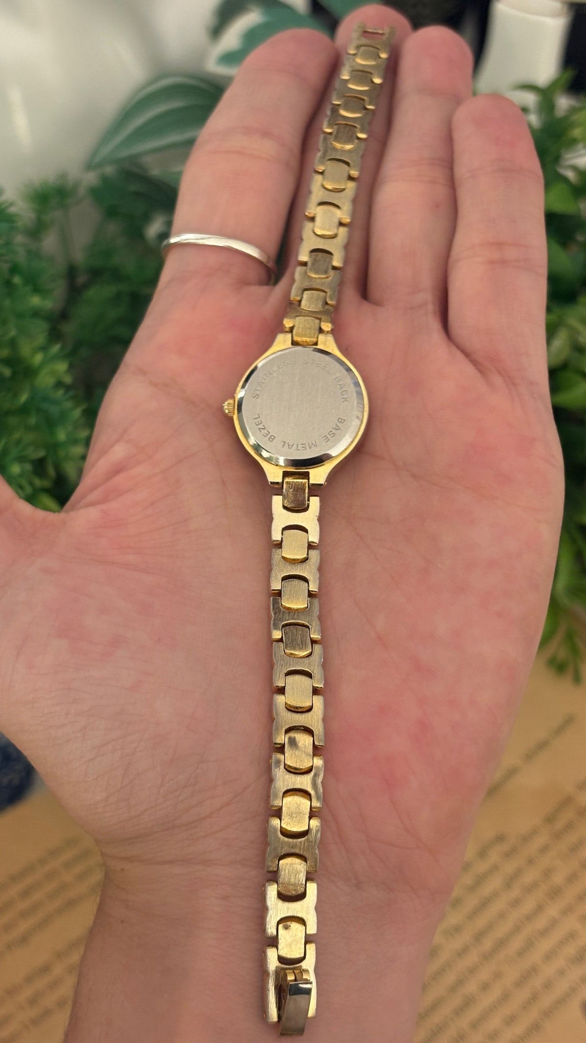 Vintage Shivas Bracelet Watch in Two-Tone Quartz