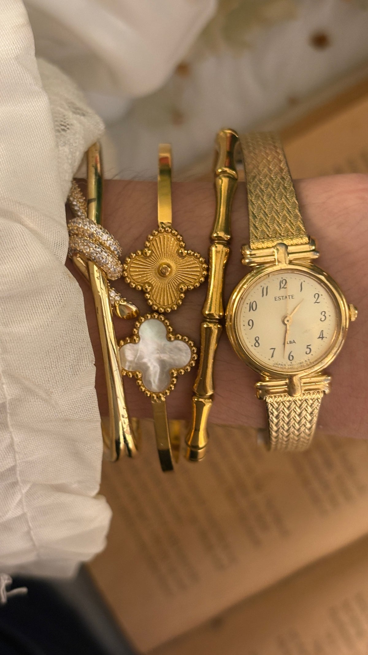 Rare Vintage Estate Alba Seiko Dress Watch in Gold Tone Quartz
