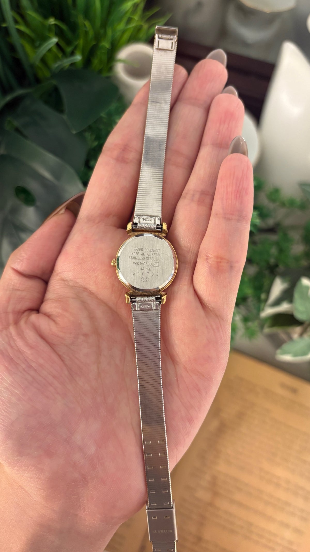 Rare Vintage Estate Alba Seiko Dress Watch in Gold Tone Quartz