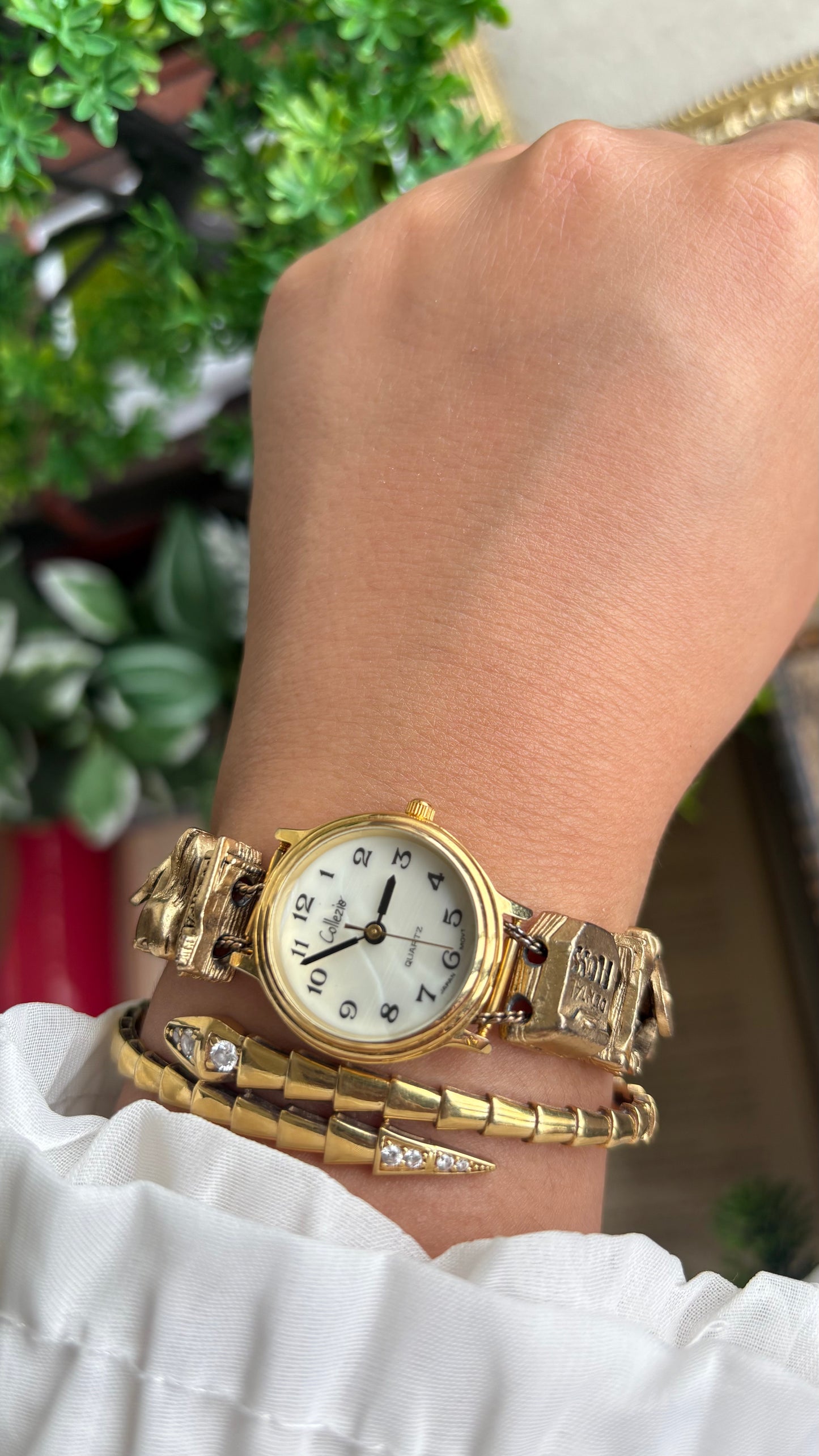 Vintage Collezio Doctor of Dentistry Charm Watch in Gold Tone