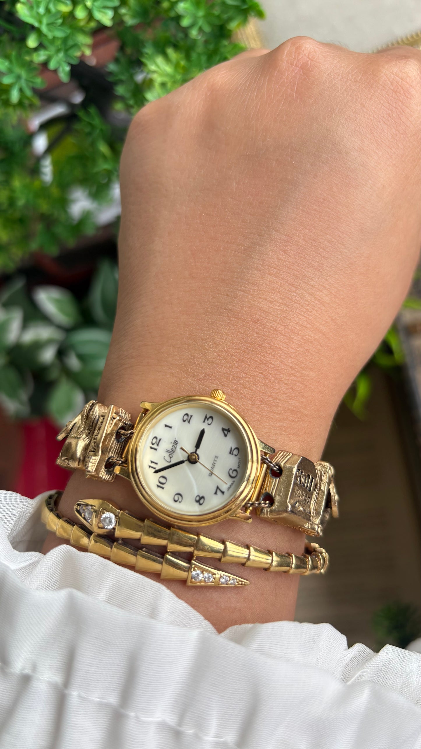Vintage Collezio Doctor of Dentistry Charm Watch in Gold Tone