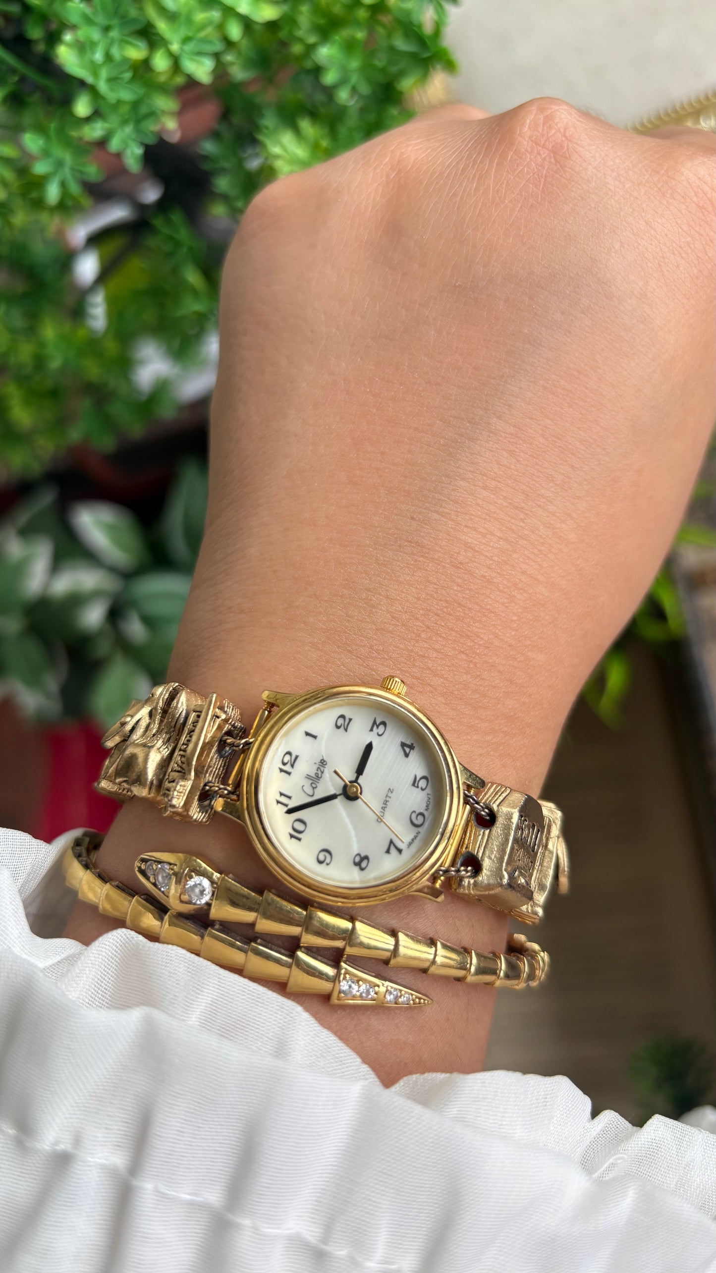 Vintage Collezio Doctor of Dentistry Charm Watch in Gold Tone
