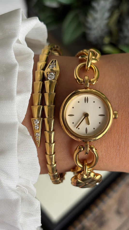 Vintage Citizen Noevir Charm Watch in Gold Tone