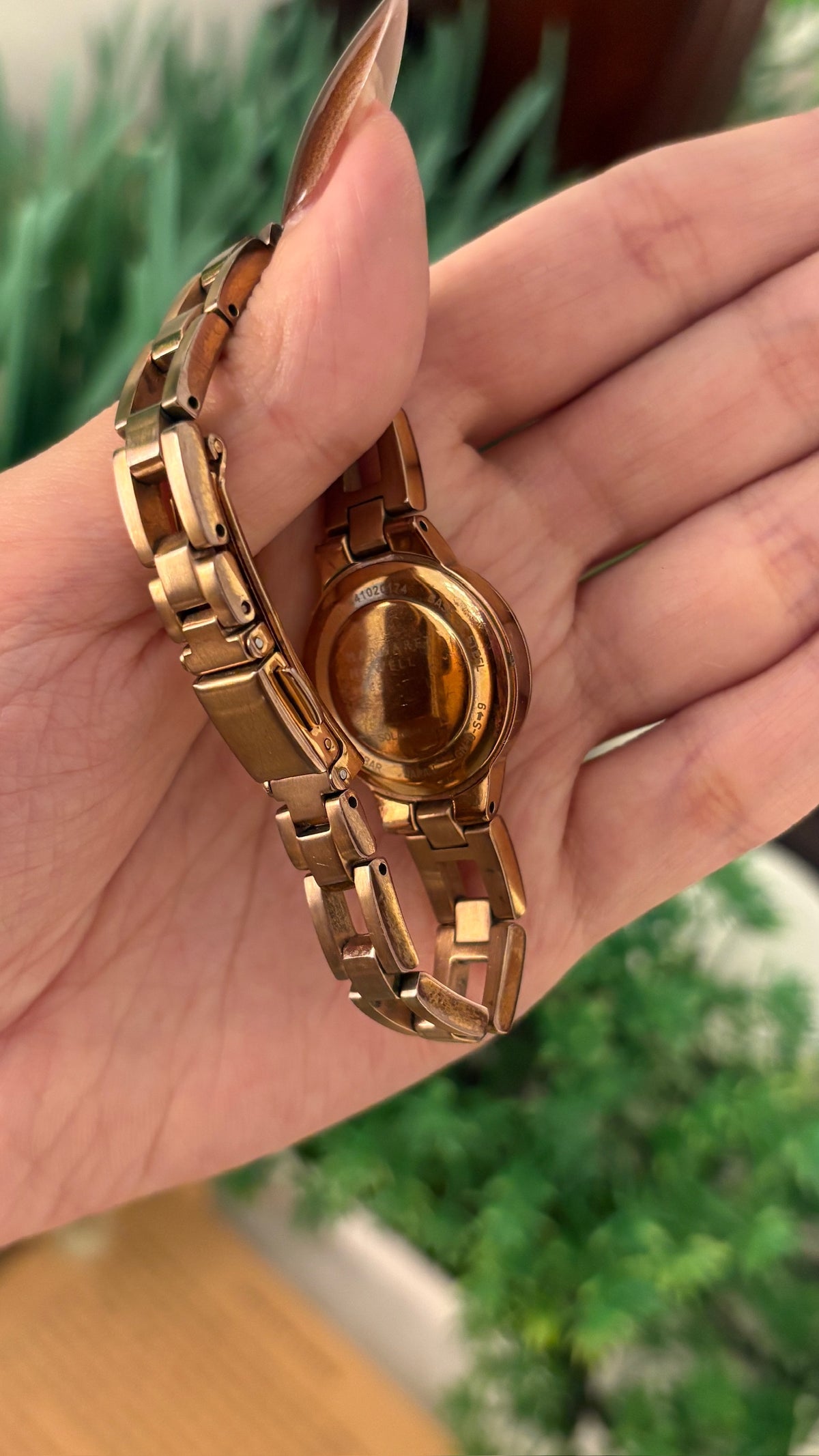 Rare Vintage Margaret Howell Watch in Rose Gold Tone Quartz
