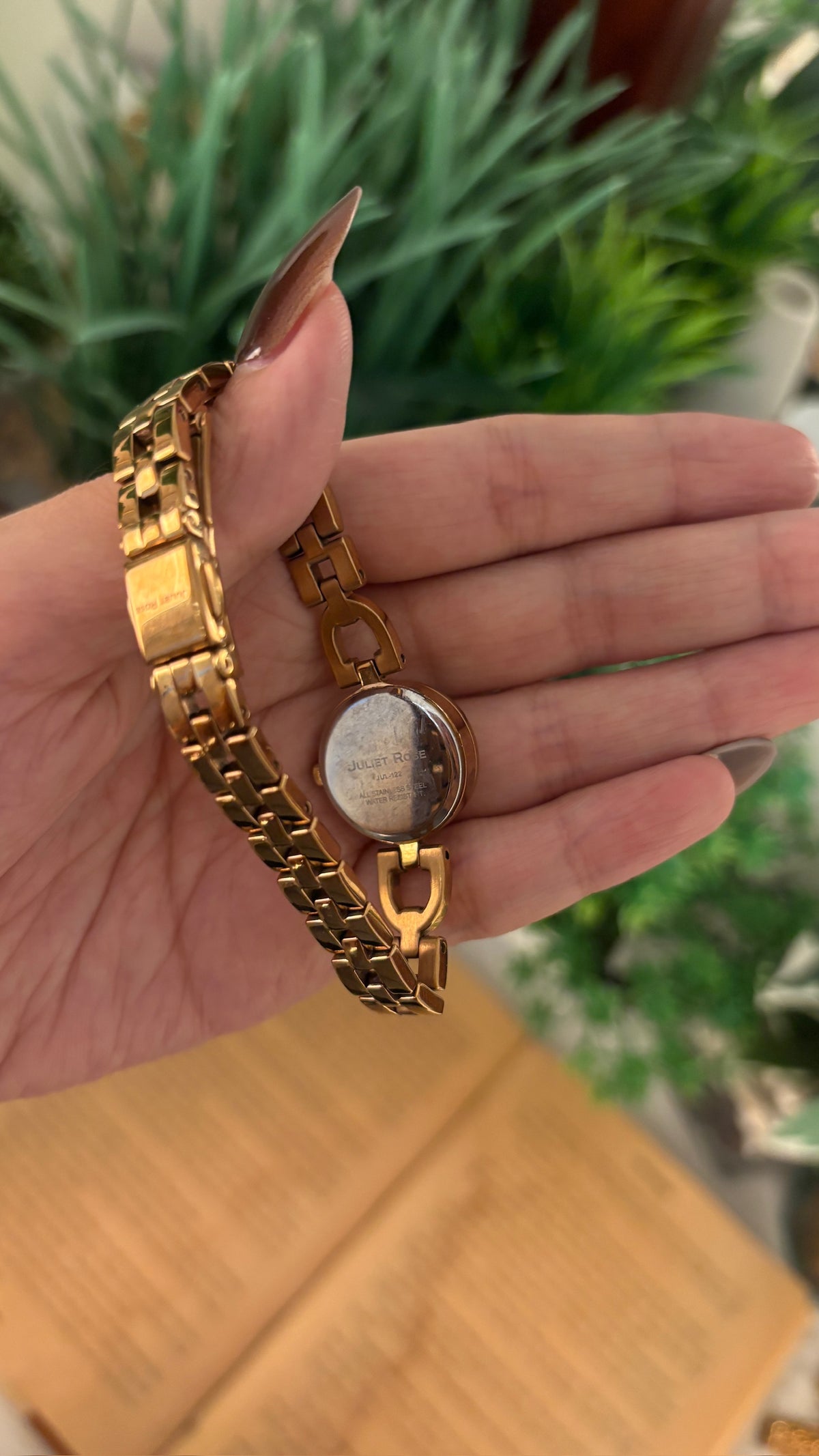 Rare Vintage Juliet Rose Mother of Pearl Dial Watch in Rose Gold Tone Quartz