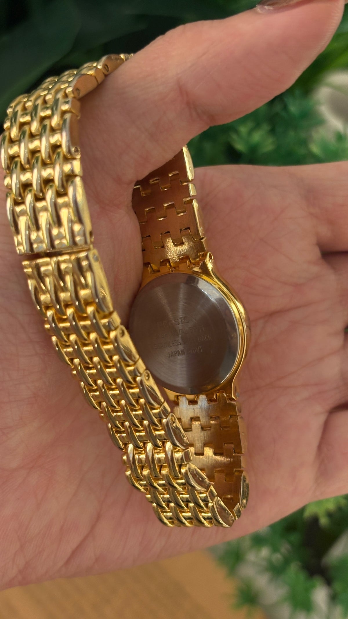 Vintage Preston Classic Watch in Gold Tone Quartz