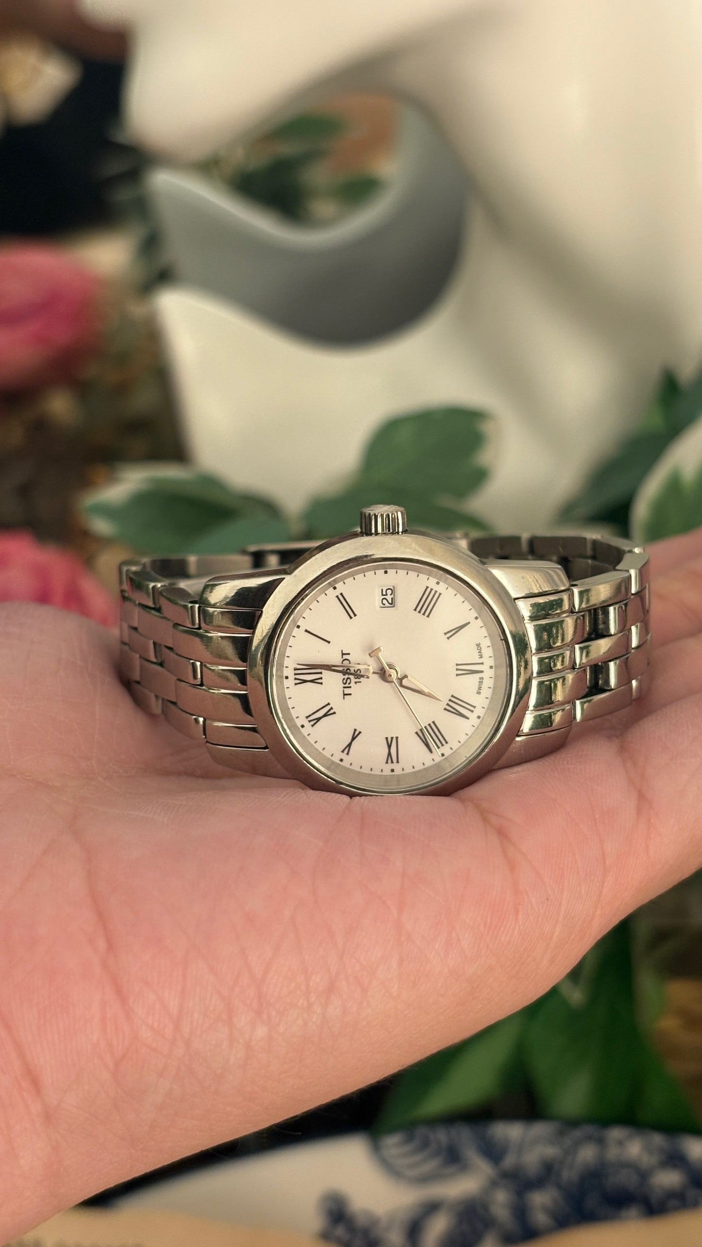 Rare Vintage Tissot 1853 Swiss Jungfraubahn Watch in Silver Tone Quartz