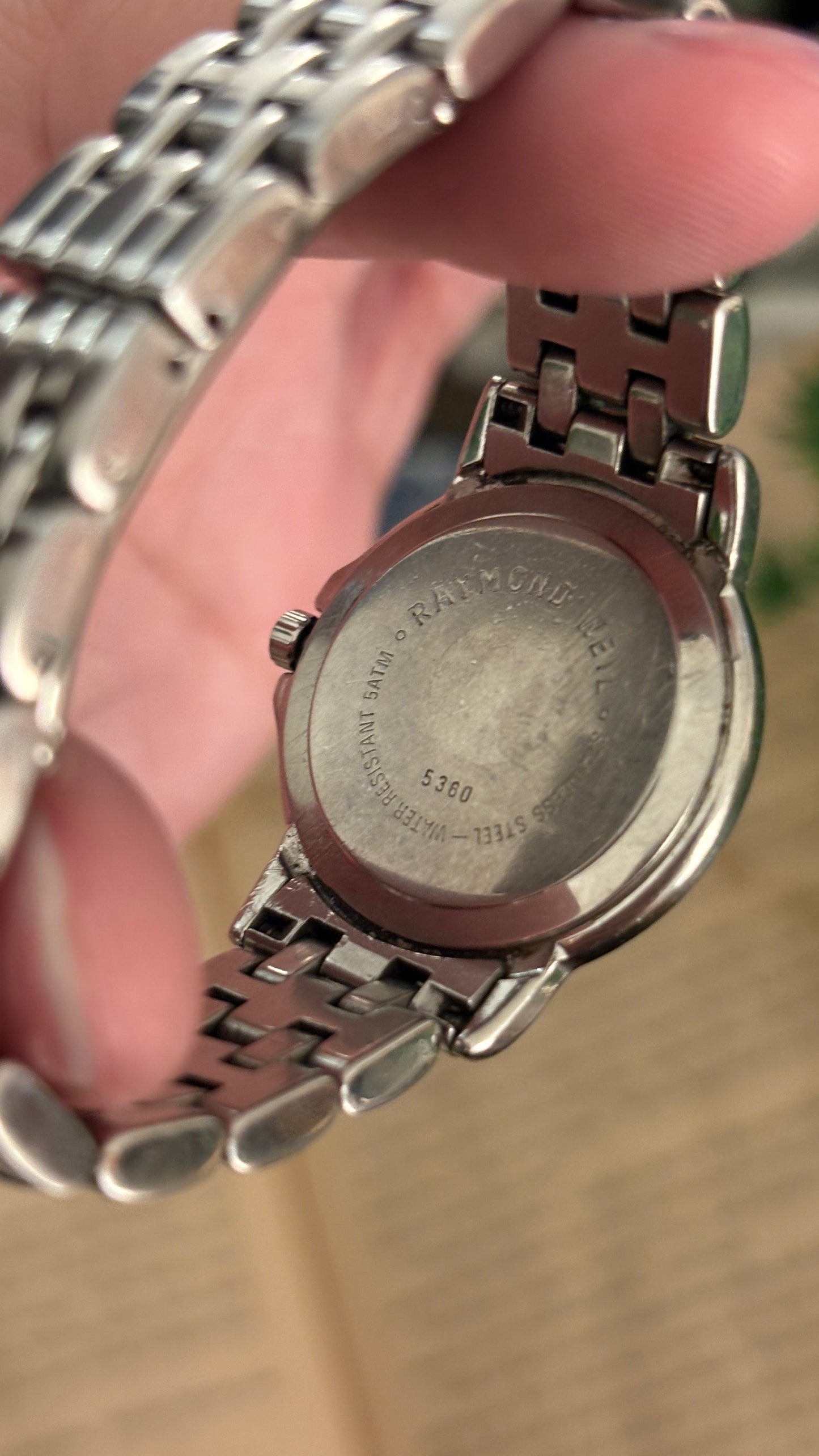 Rare Vintage Raymond Weil Tango Swiss Watch in Two-Tone Quartz