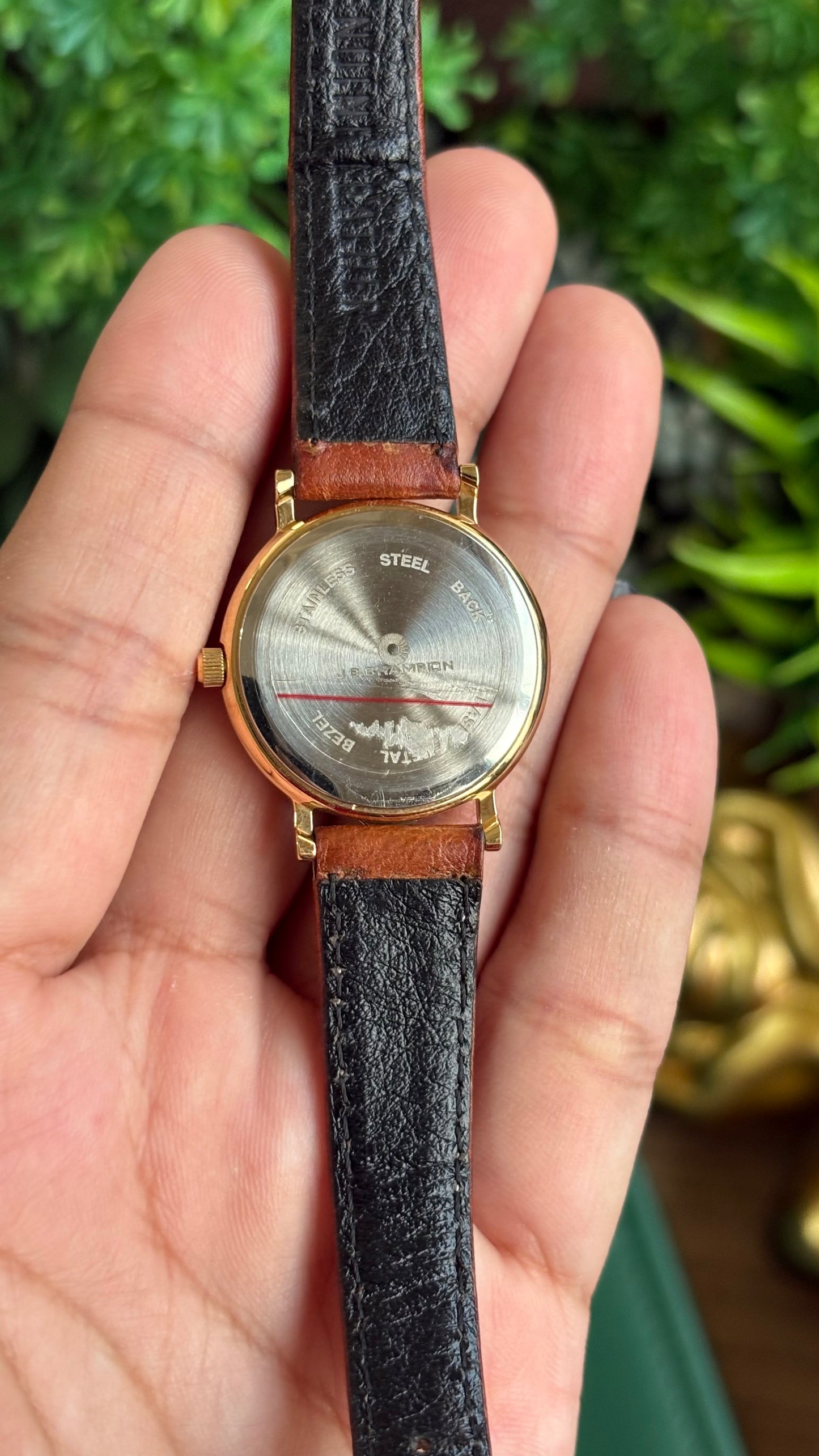 Vintage J.B. Champion Watch in Leather Strap