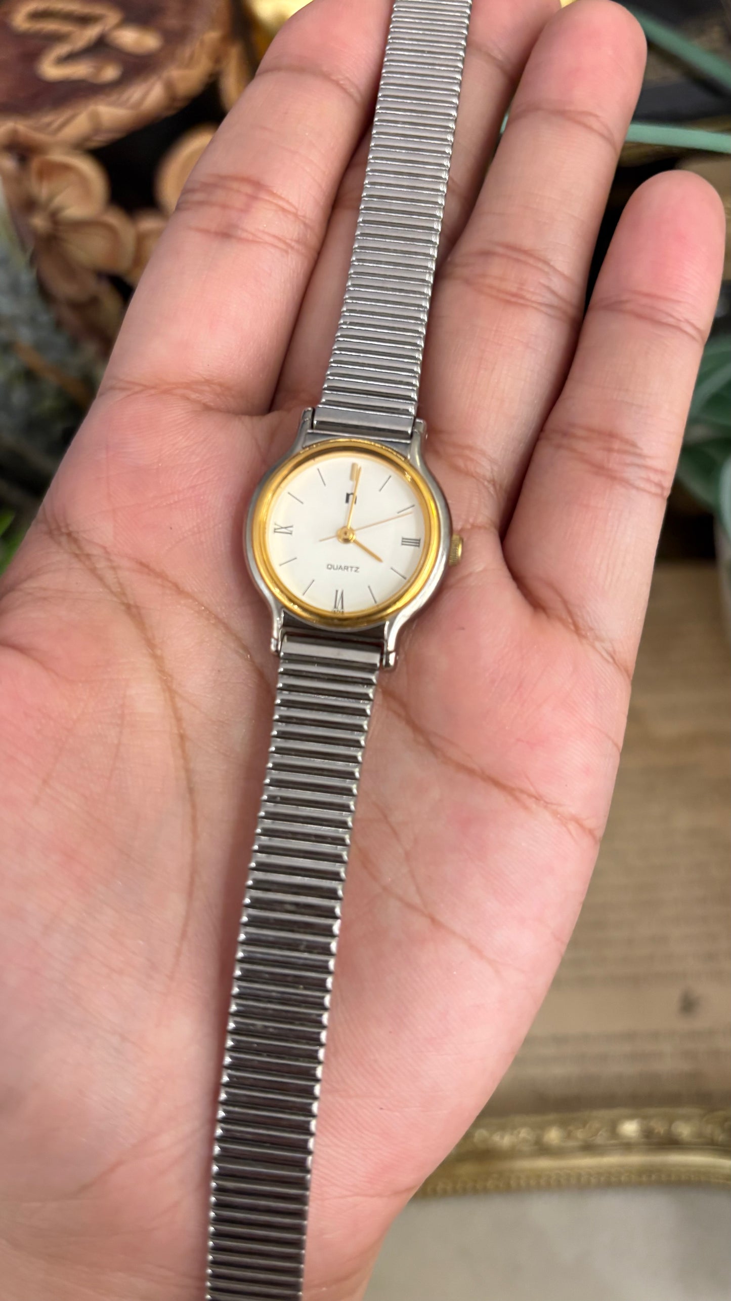 Vintage Noevir by Citizen Classic Minimalist Watch in Two-Tone Quartz