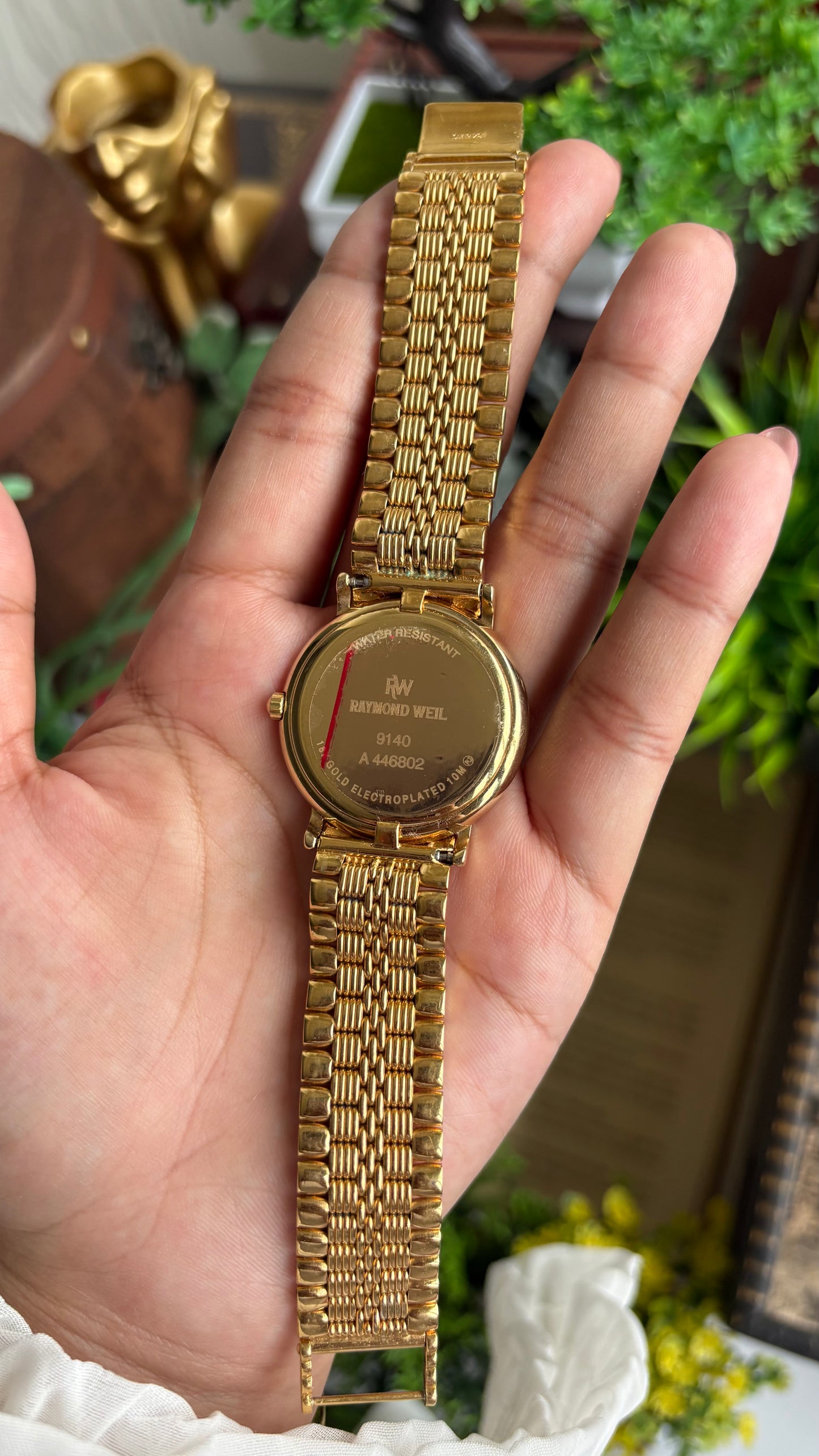 Vintage Raymond Weil Geneve Watch in Two-Tone With Window Date