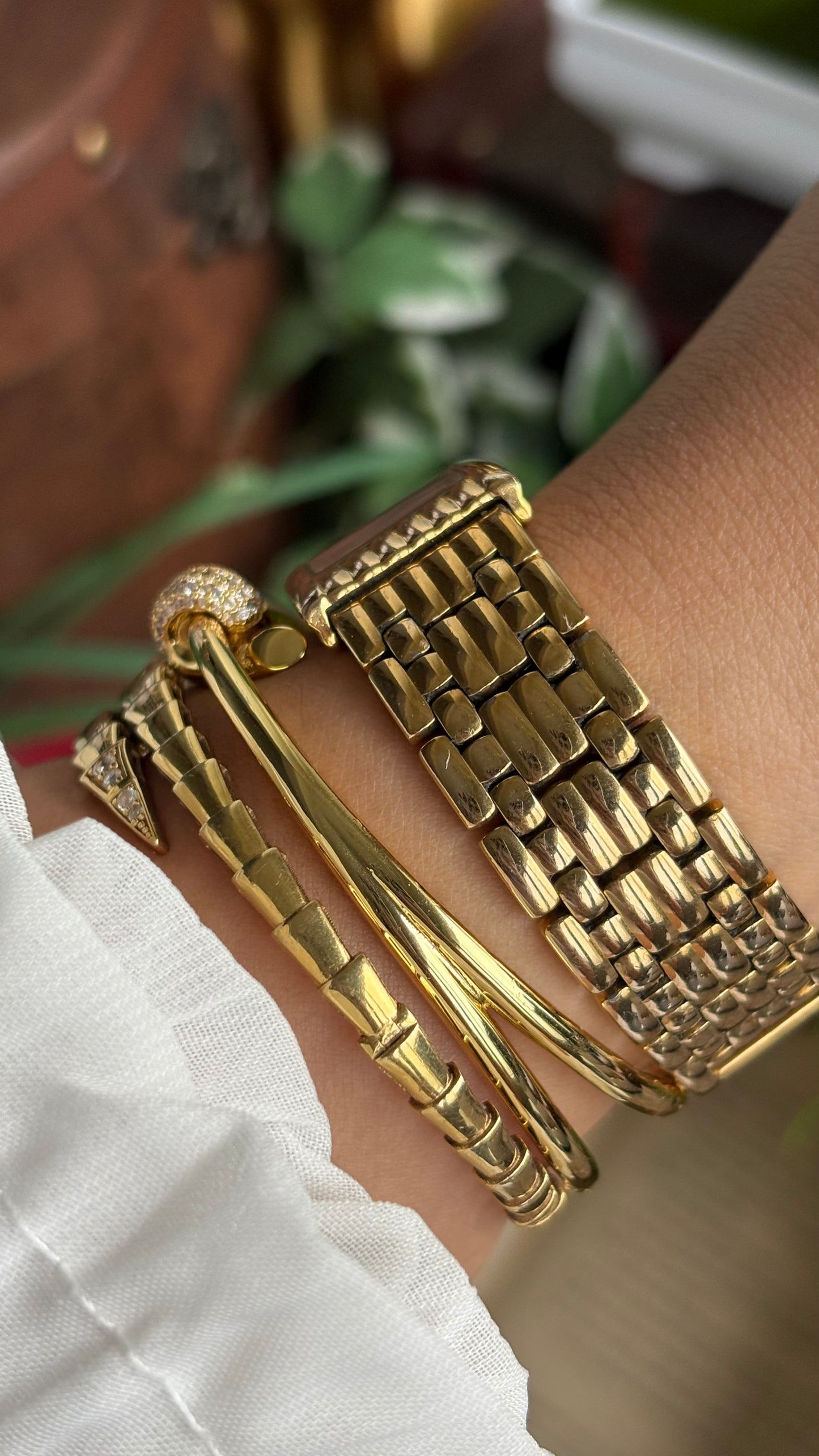 Vintage Classic Christian Dior Women’s Tank Dress Watch in Gold Tone
