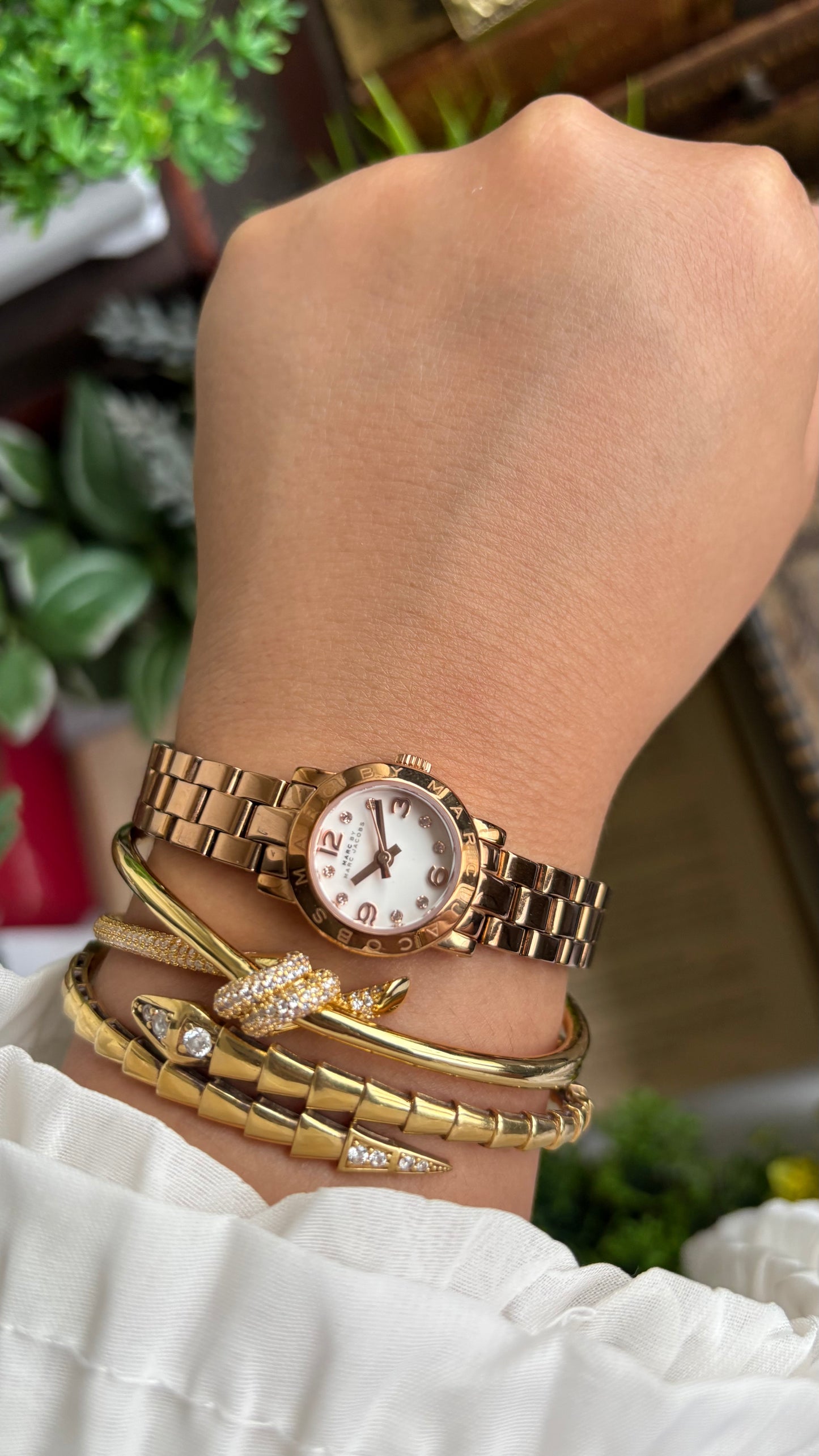Vintage Dainty Marc by Marc Jacobs Watch in Rose Gold Tone