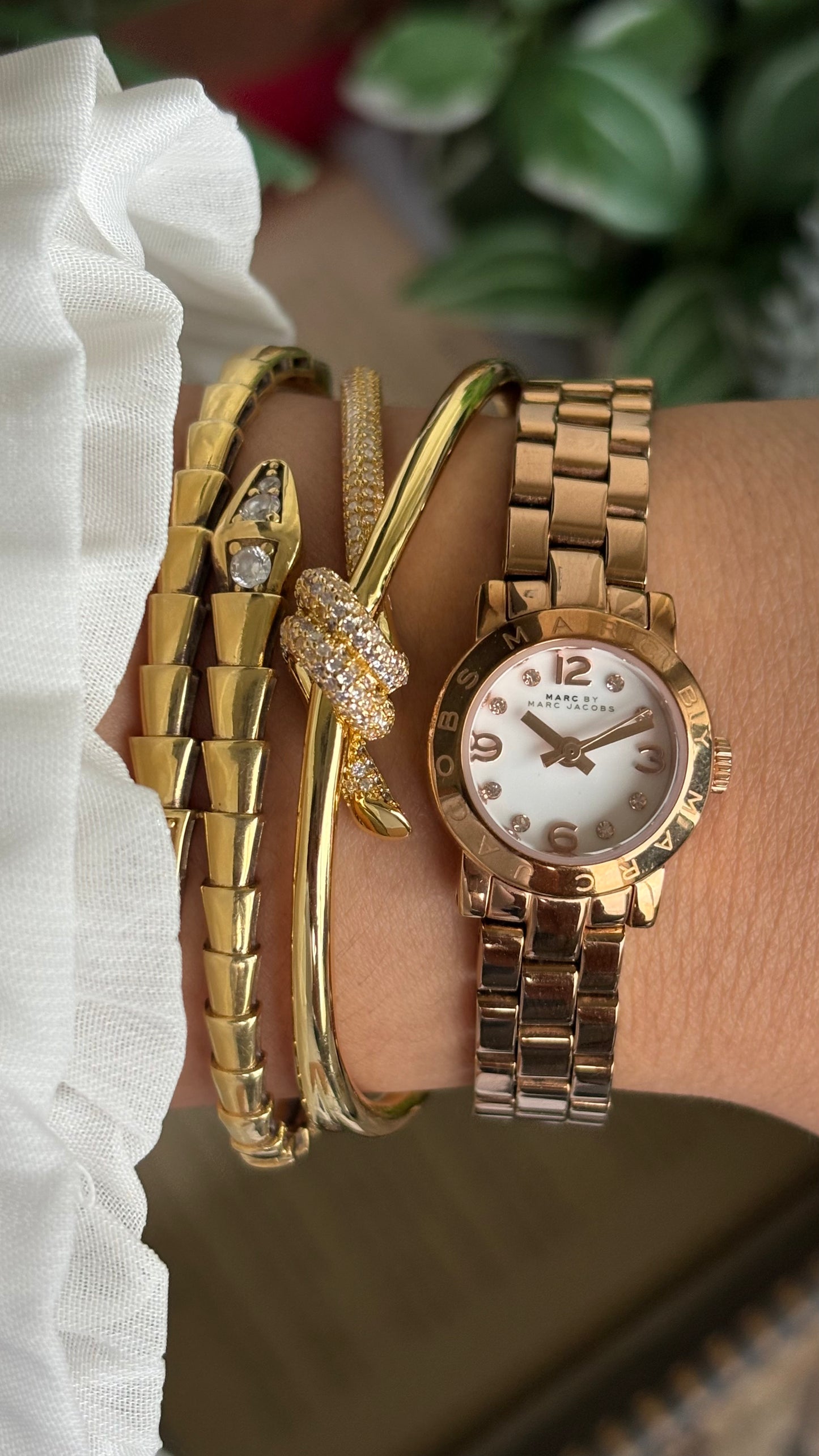 Vintage Dainty Marc by Marc Jacobs Watch in Rose Gold Tone