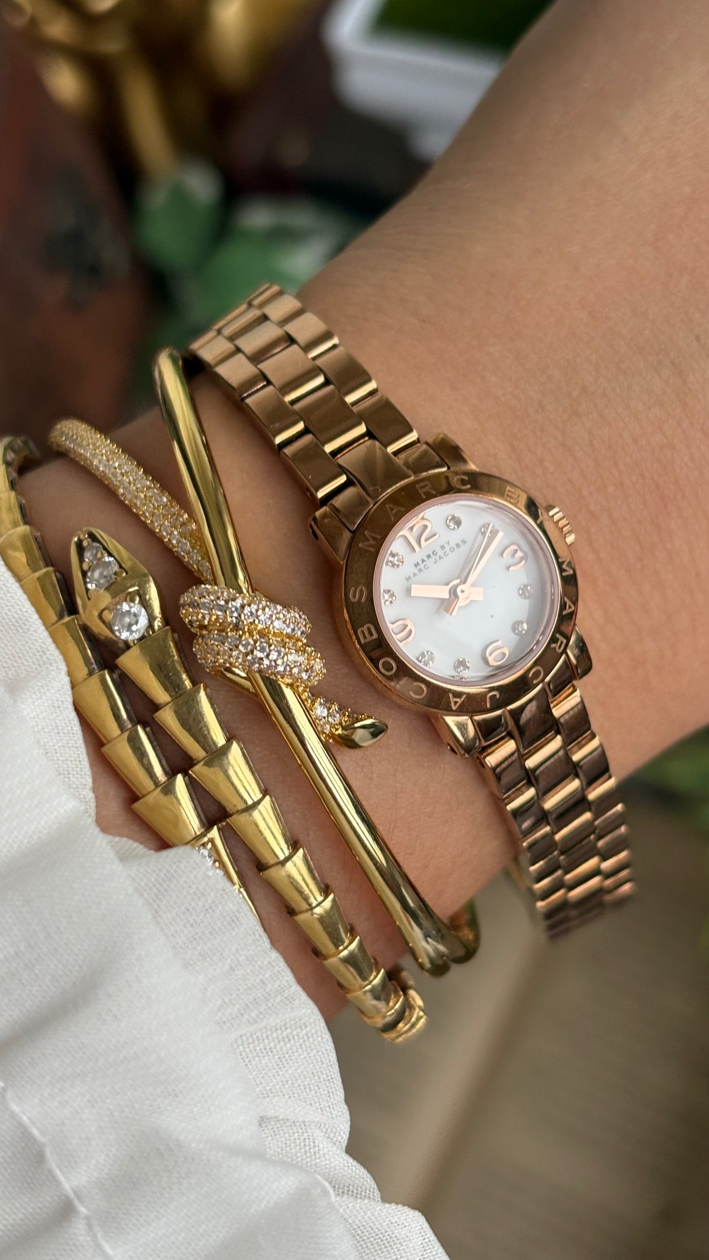 Vintage Dainty Marc by Marc Jacobs Watch in Rose Gold Tone