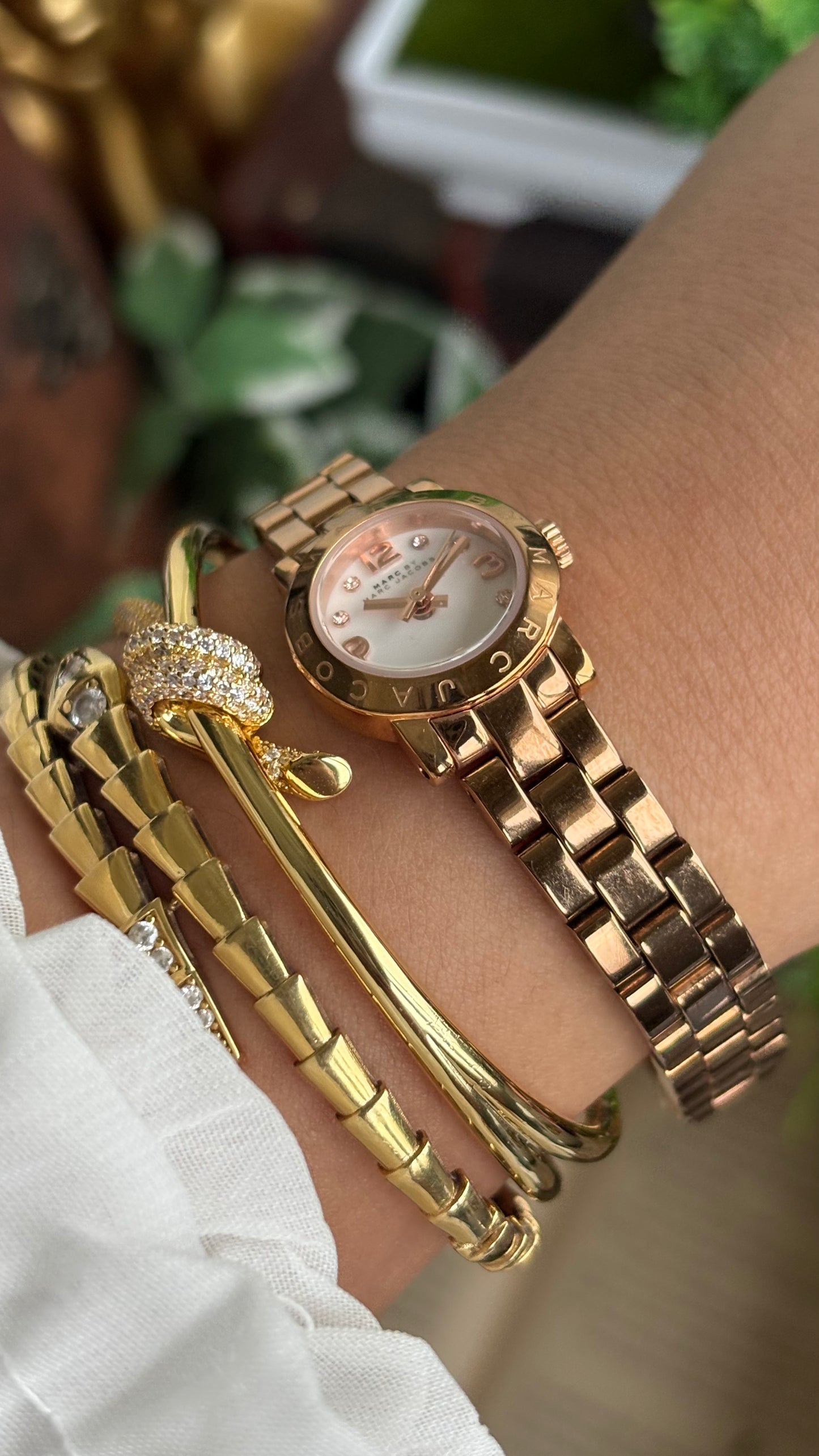 Vintage Dainty Marc by Marc Jacobs Watch in Rose Gold Tone