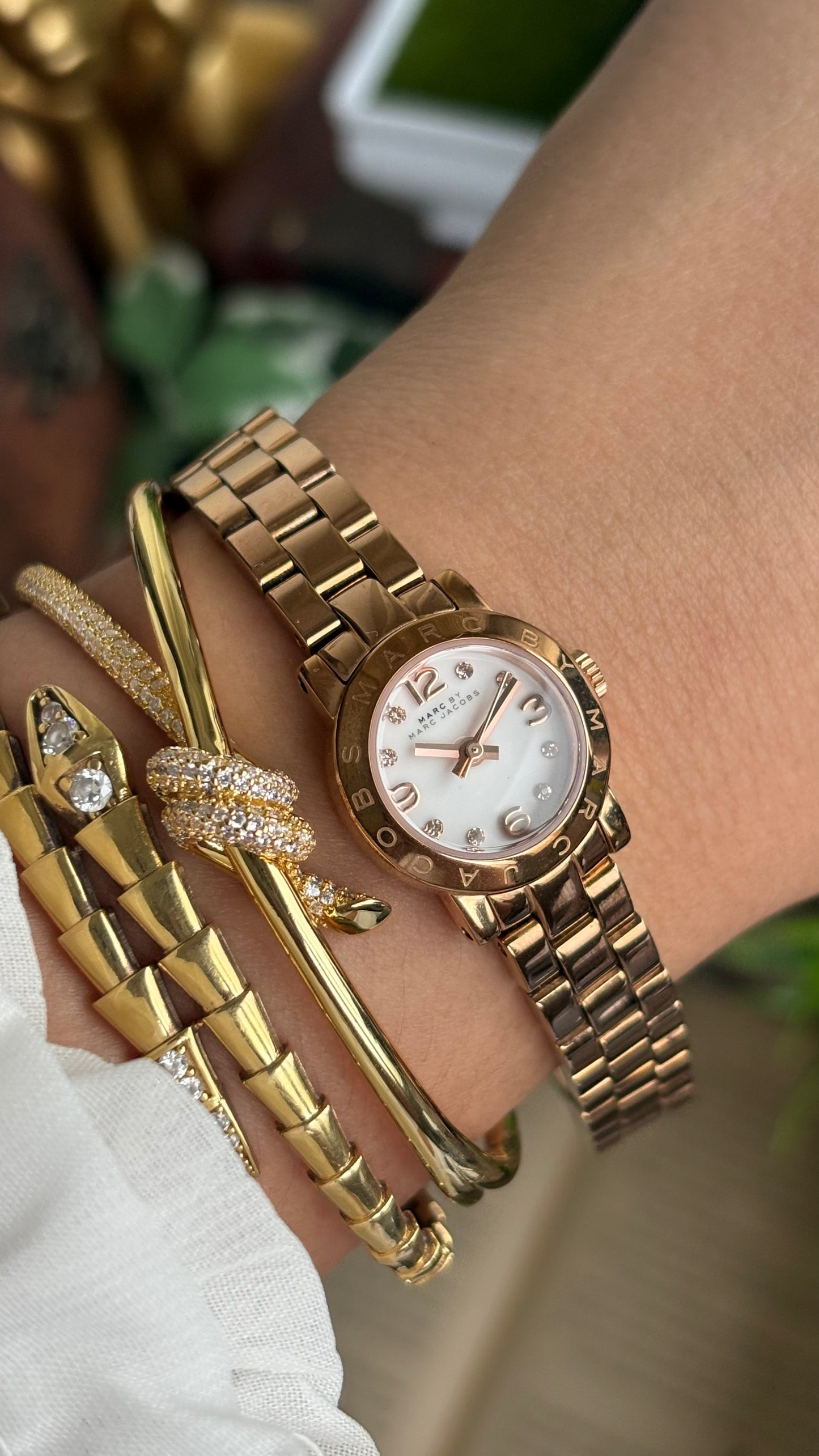 Vintage Dainty Marc by Marc Jacobs Watch in Rose Gold Tone