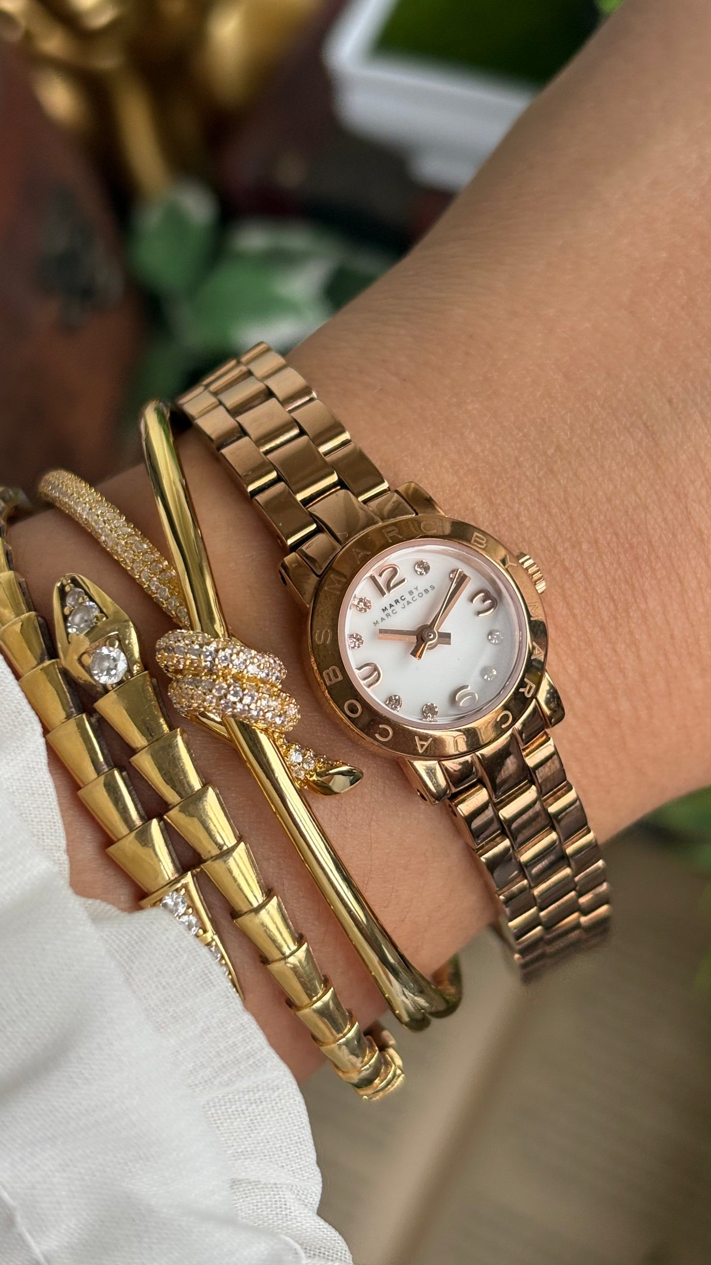 Vintage Dainty Marc by Marc Jacobs Watch in Rose Gold Tone