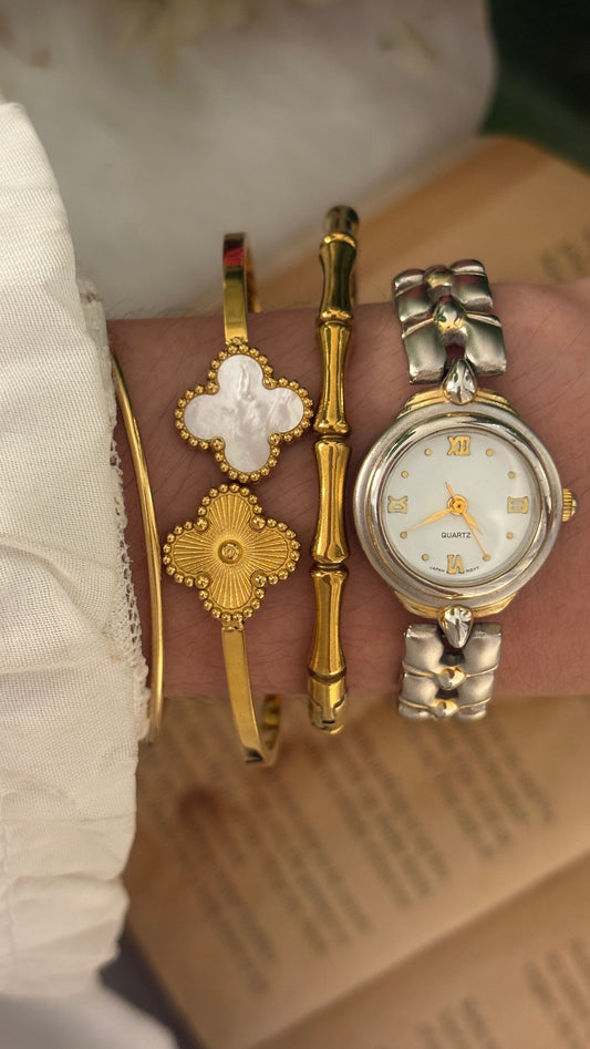 Vintage D&P Classic Watch in Two-Tone Quartz