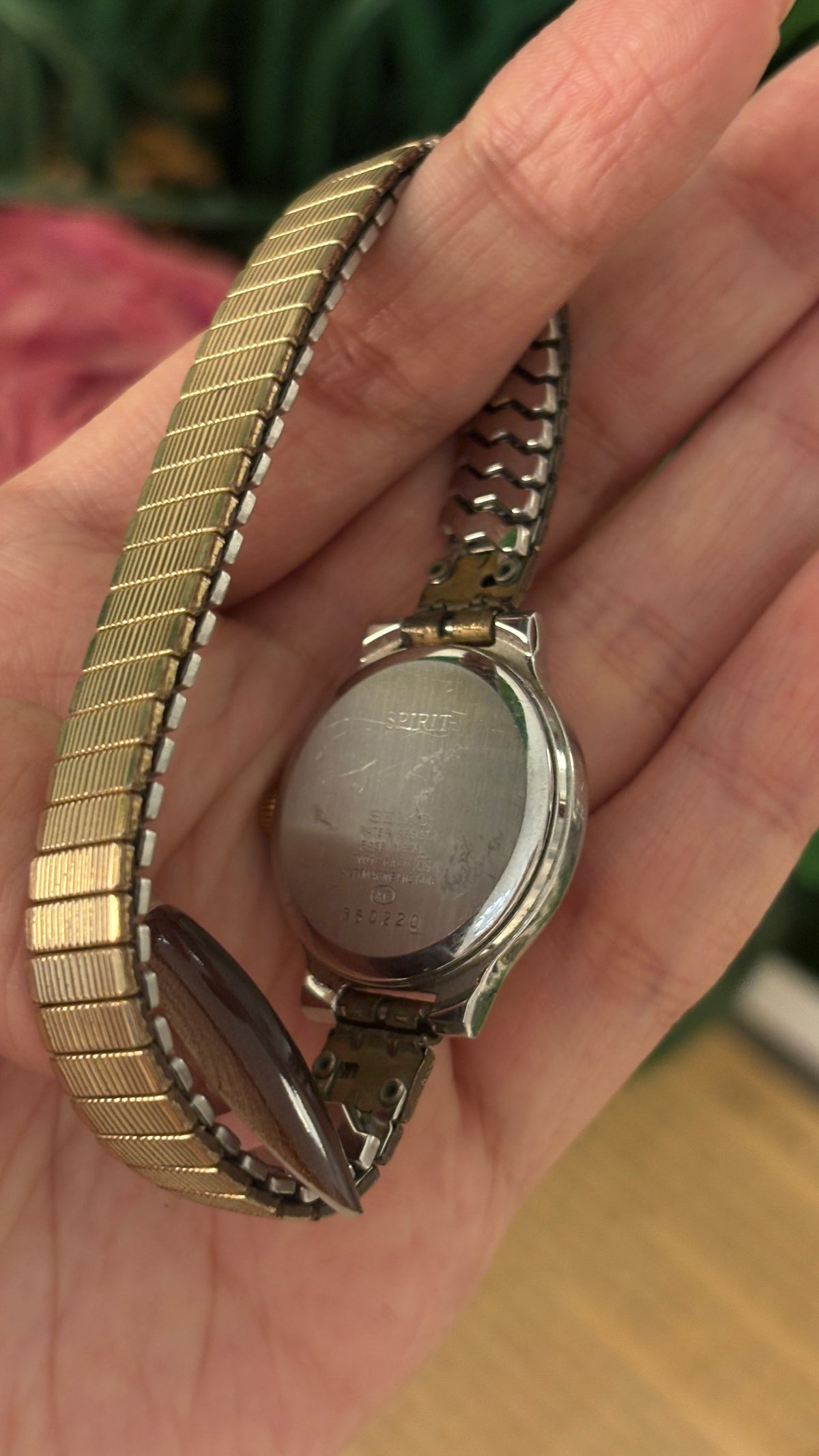 Rare Vintage Seiko Spirit Expandable Band Watch in Two-Tone Quartz