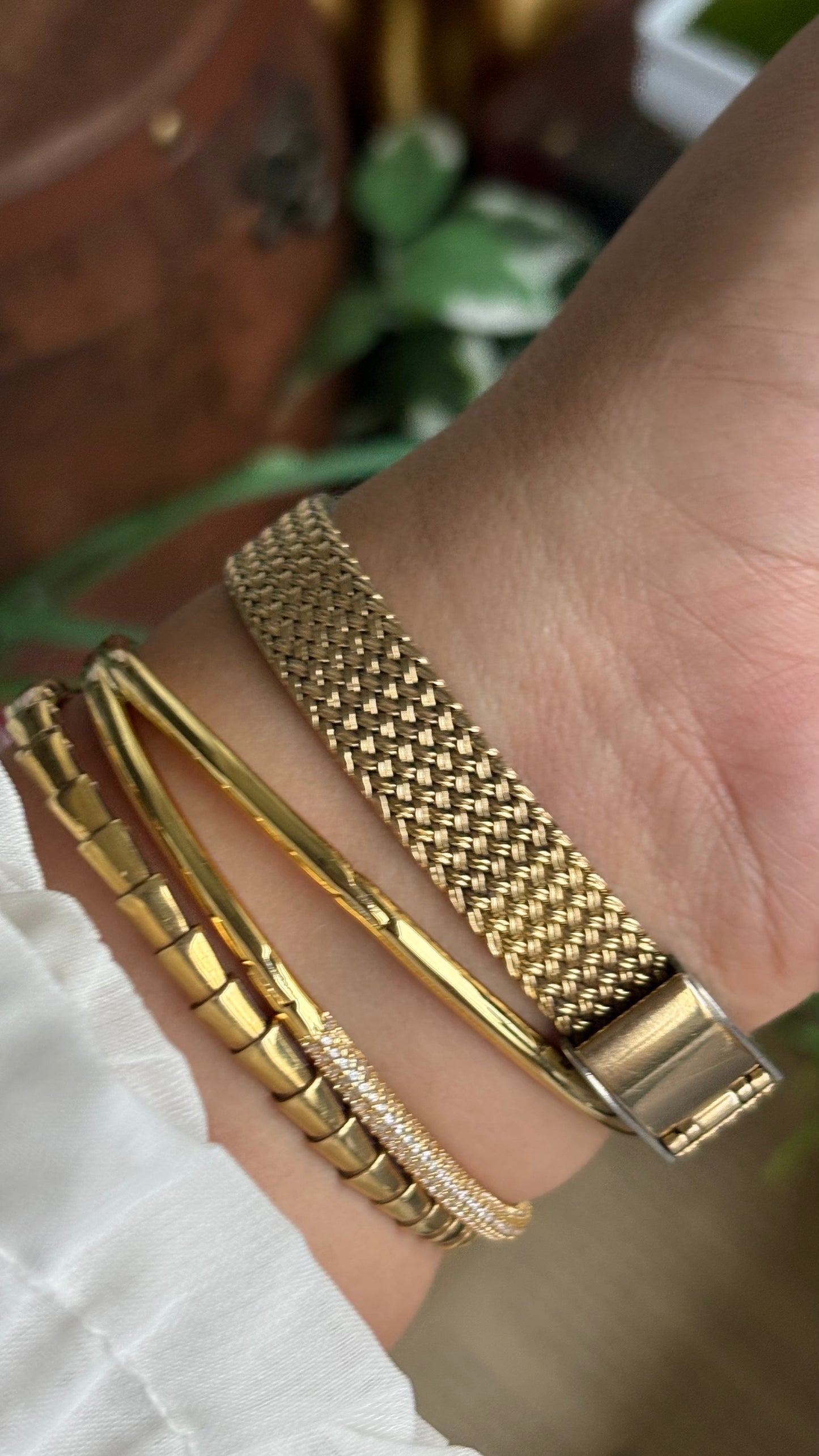 Vintage Valentino Watch in Gold Tone