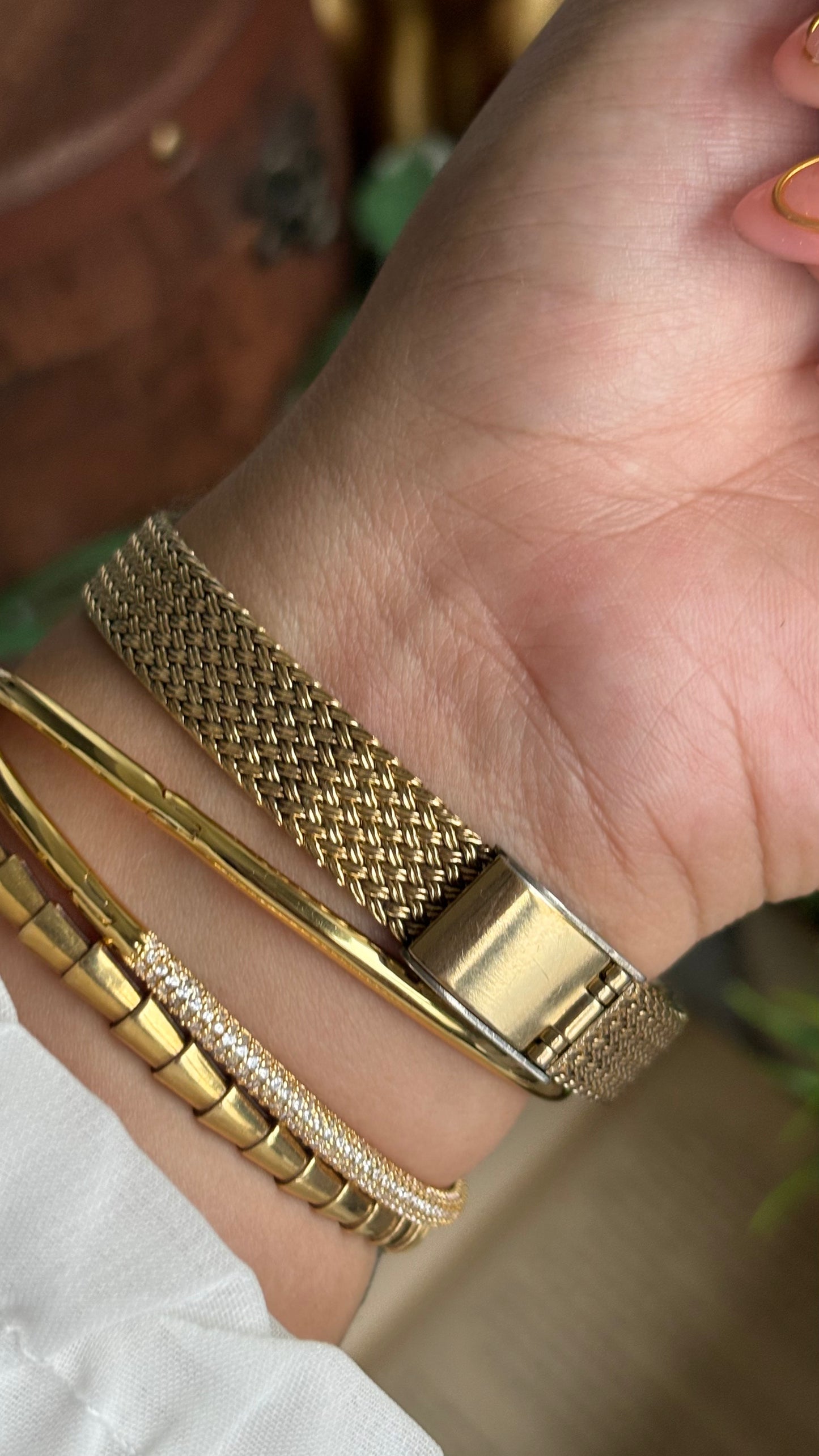 Vintage Valentino Watch in Gold Tone