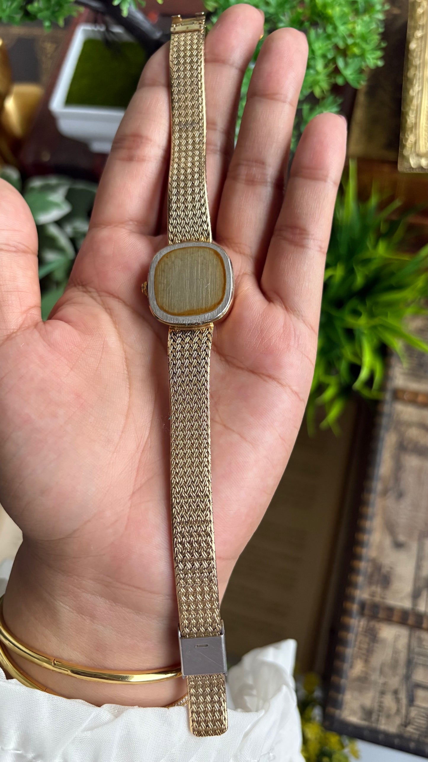 Vintage Valentino Watch in Gold Tone