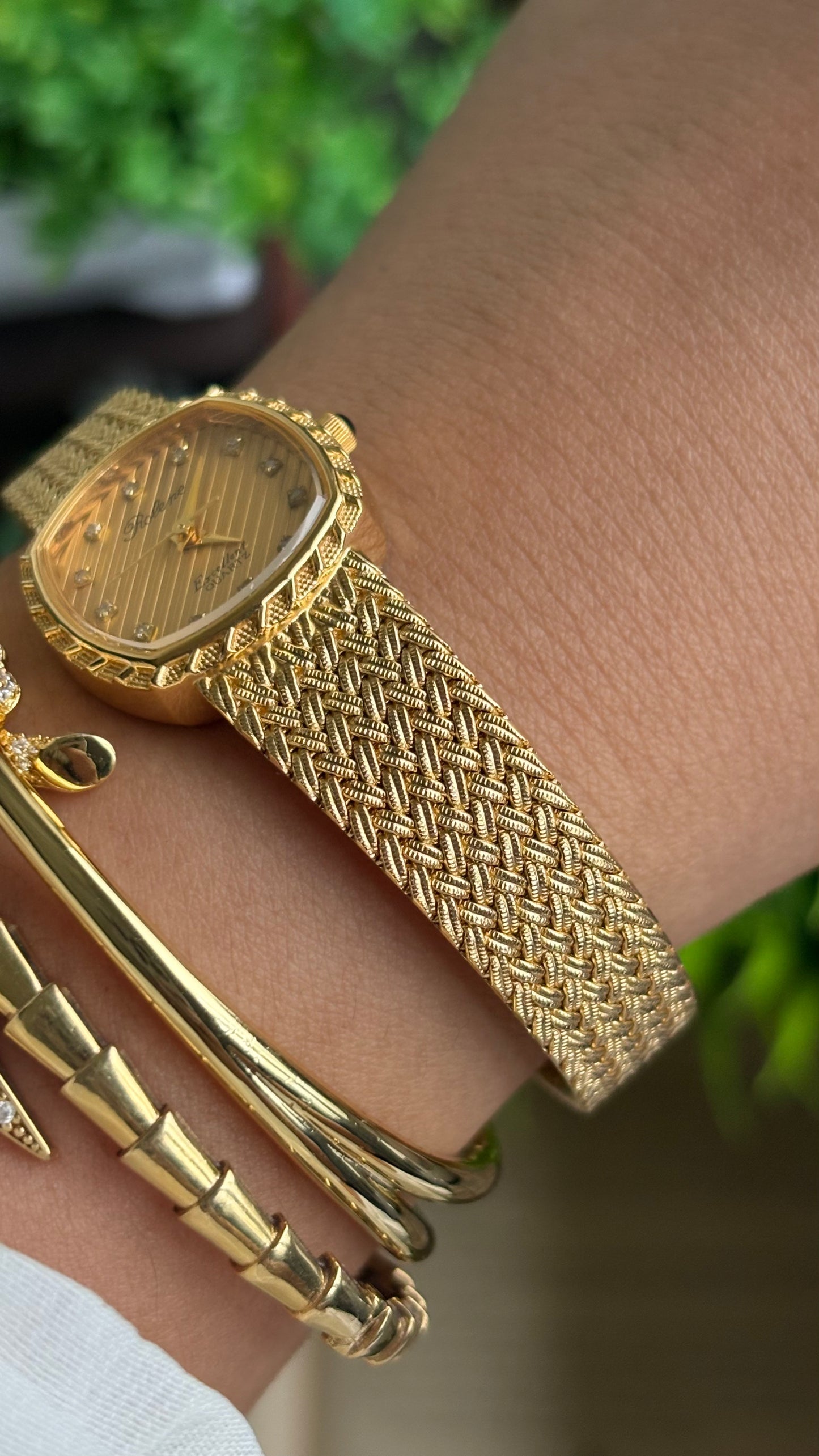 Vintage Rolene Excellent Watch in Gold Tone