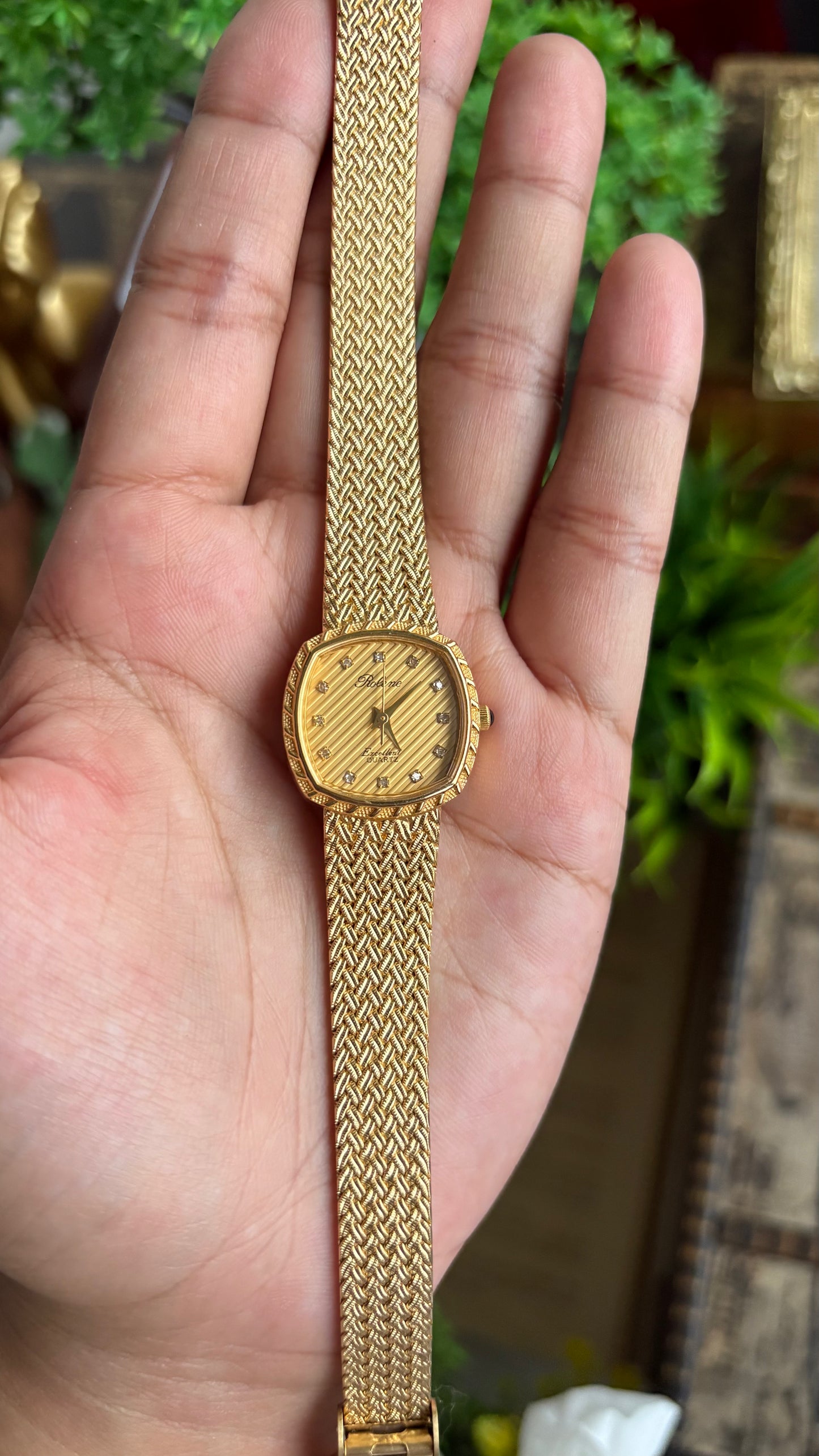 Vintage Rolene Excellent Watch in Gold Tone