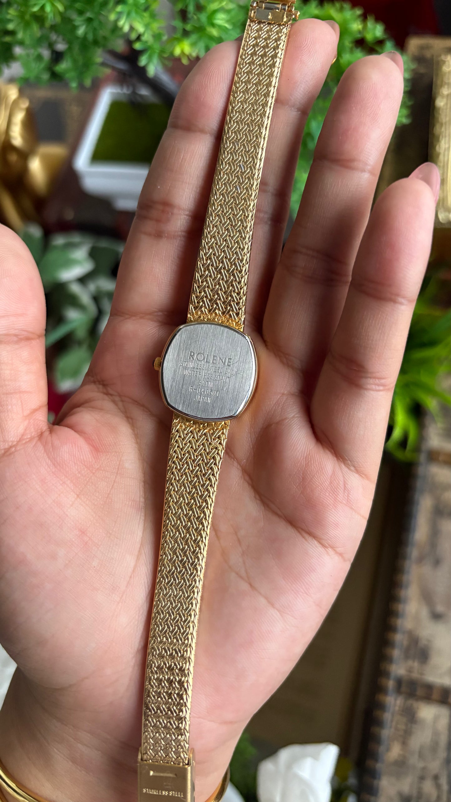 Vintage Rolene Excellent Watch in Gold Tone