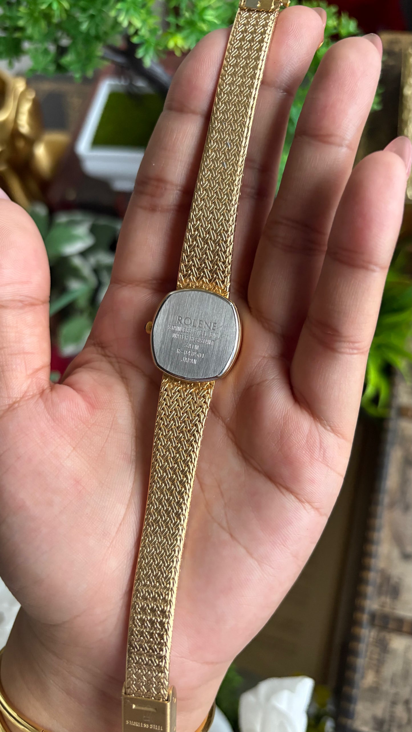 Vintage Rolene Excellent Watch in Gold Tone