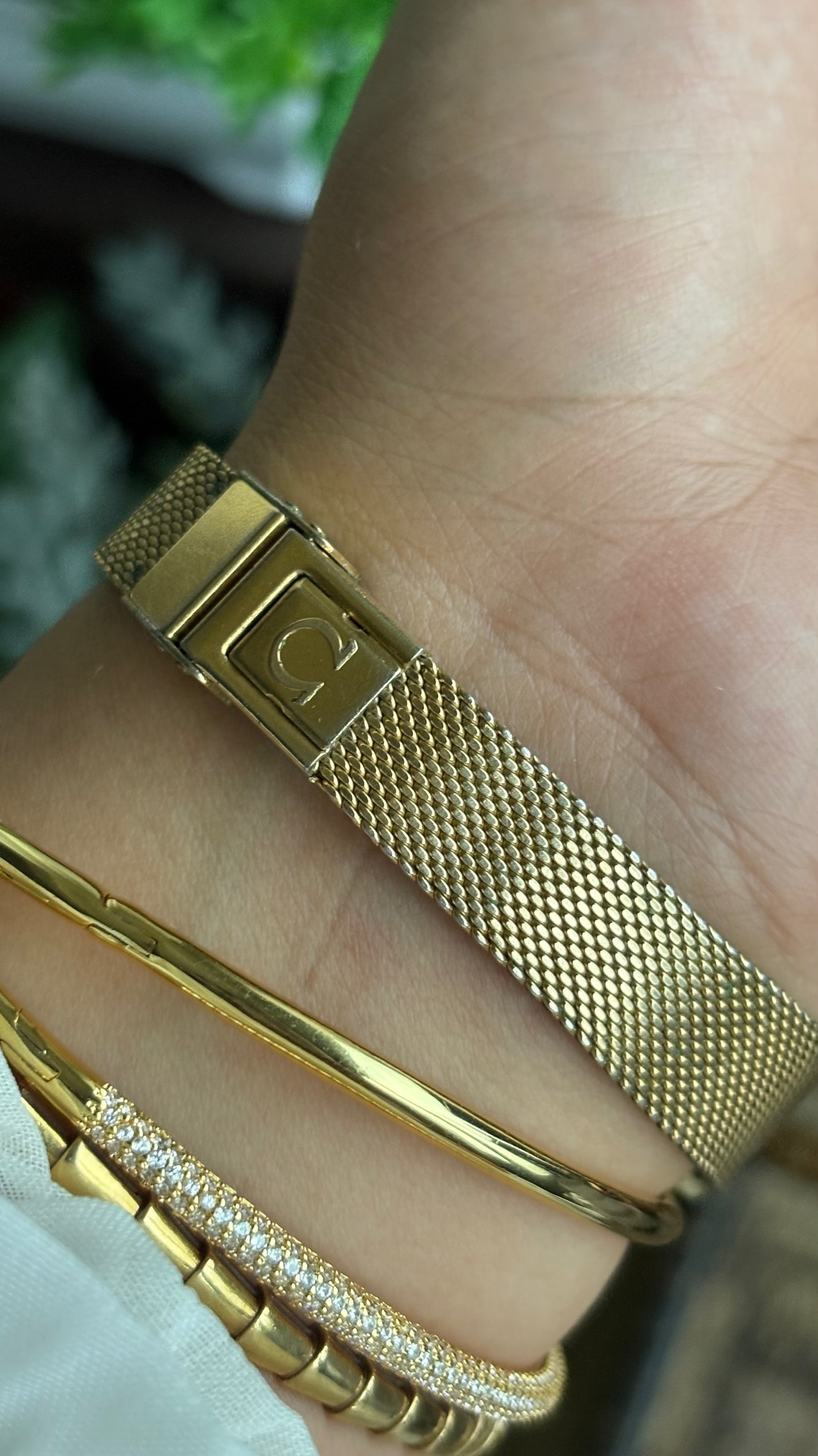 Vintage Omega De Ville Women’s Dress Watch in Gold Tone with Omega Box