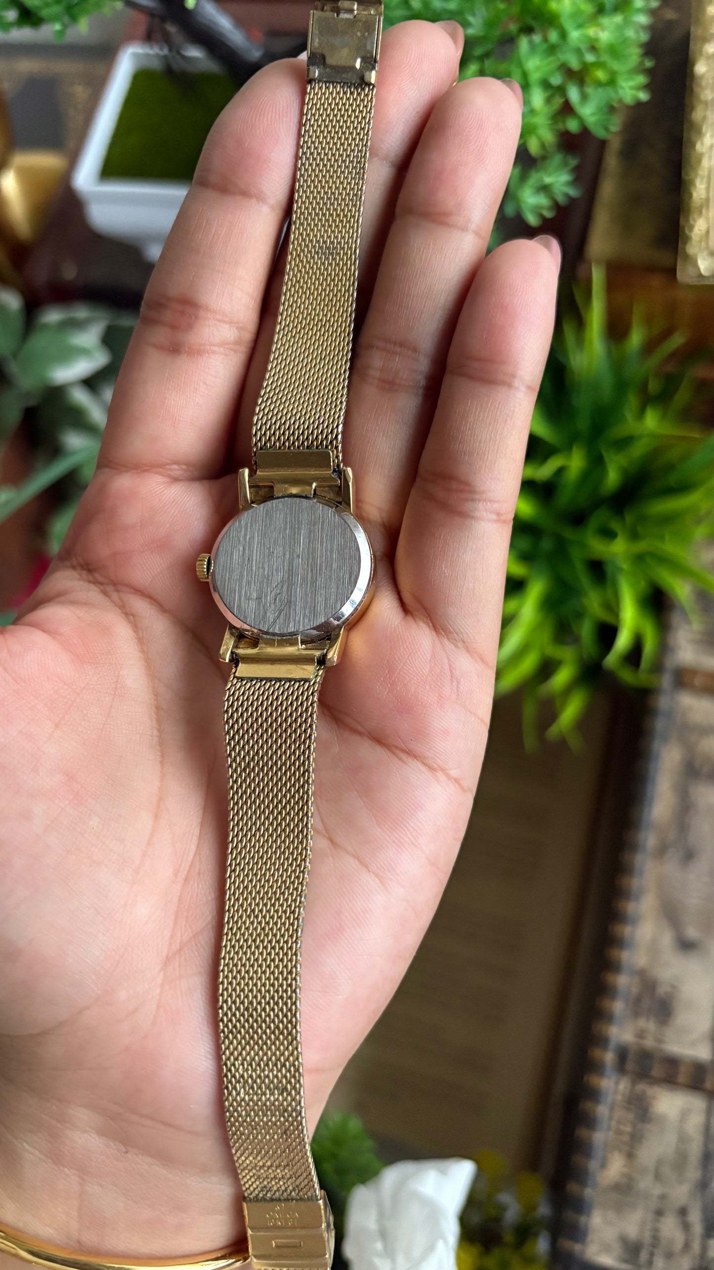 Vintage Omega De Ville Women’s Dress Watch in Gold Tone with Omega Box
