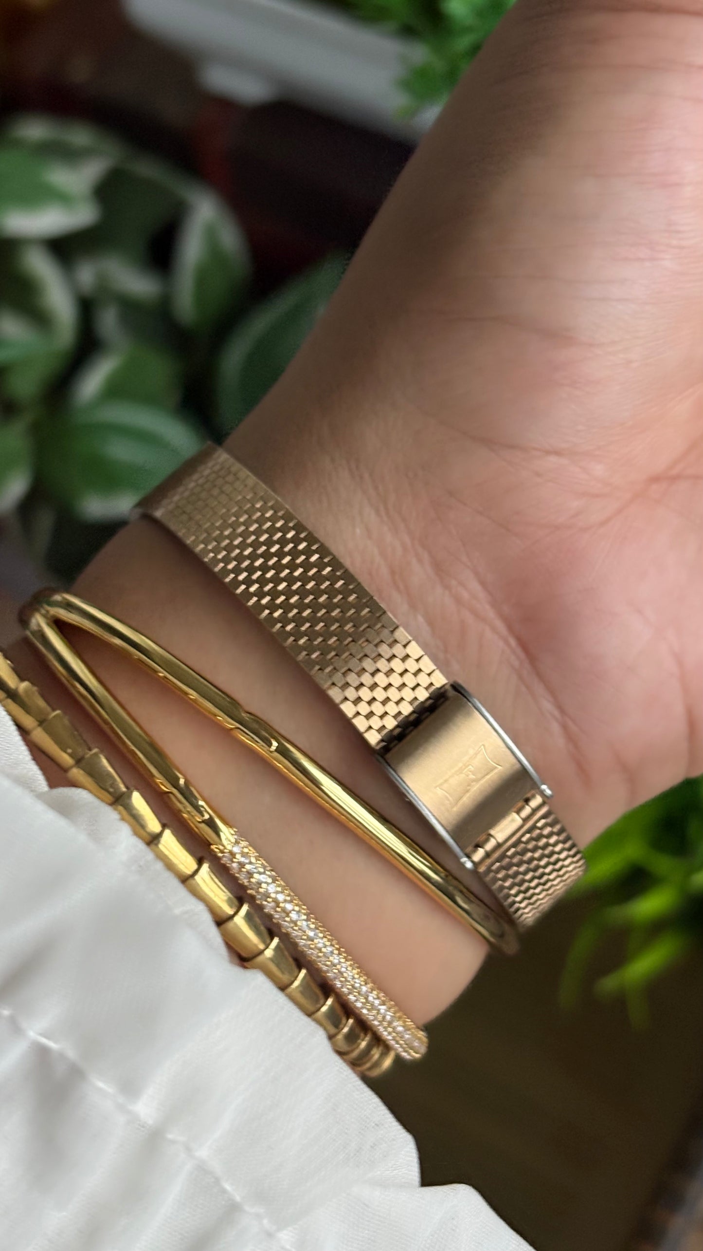 Vintage Klaeuse Swiss Watch in Gold Tone