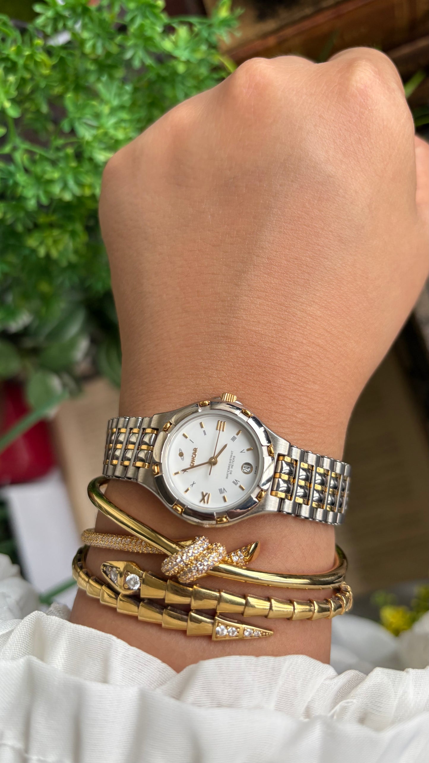 Vintage Enicar Swiss Watch in Two-Tone