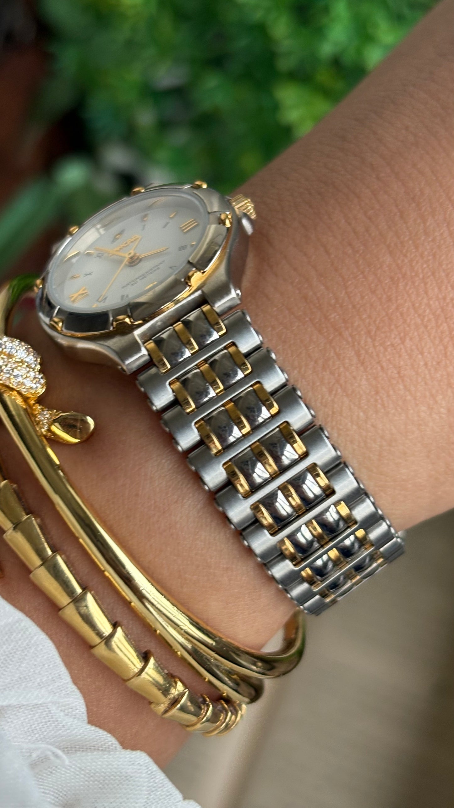 Vintage Enicar Swiss Watch in Two-Tone