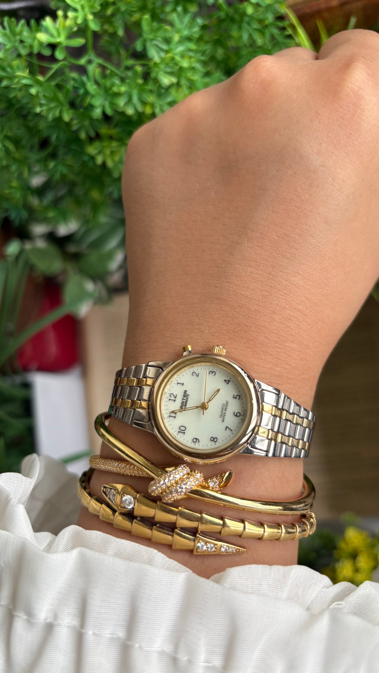 Vintage Carter Lumimate Watch in Two-Tone